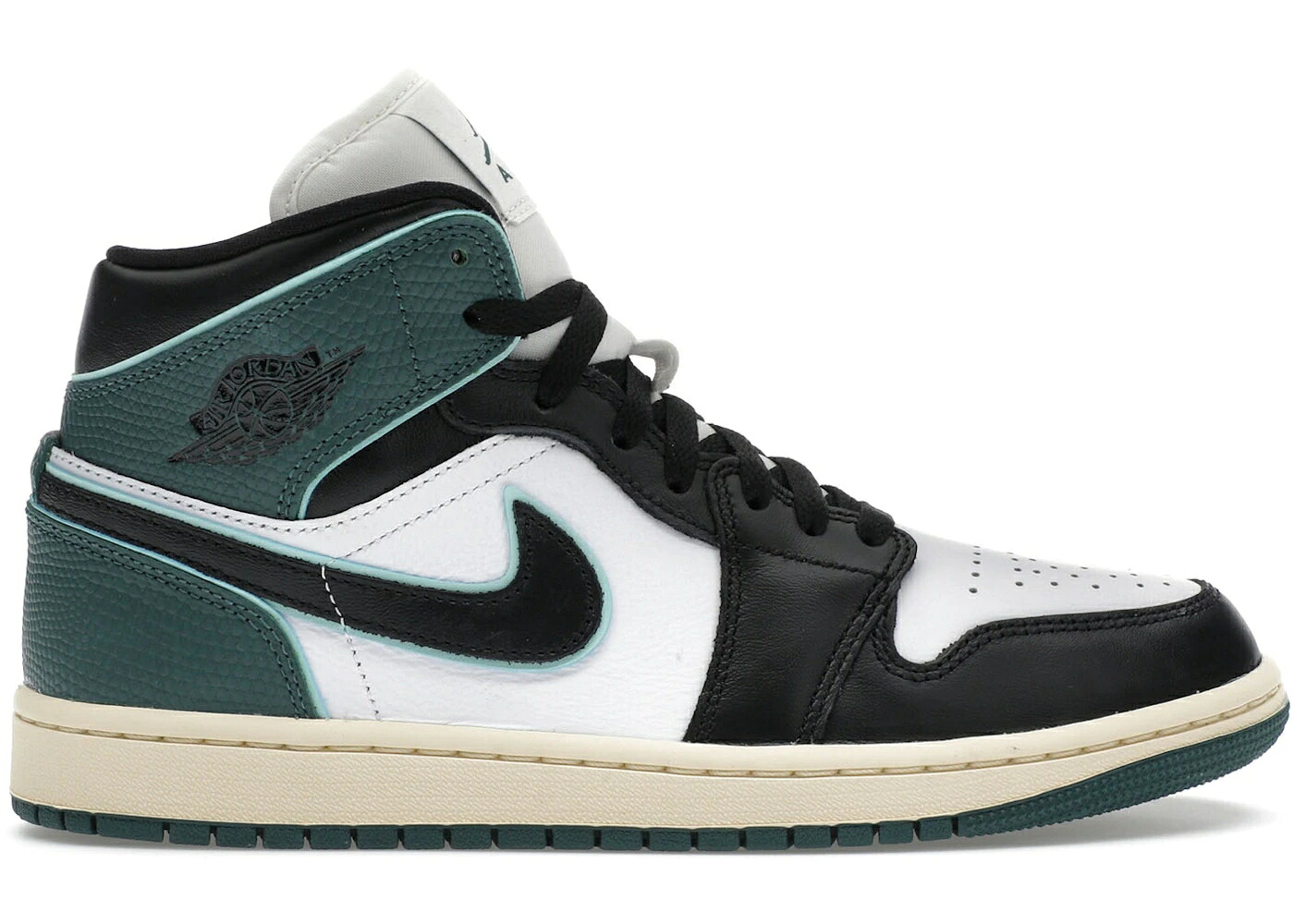 ナイキ ジョーダン ミッド 緑 緑であること 白いこと 白いこと WOMEN\u0027S スニーカー レディース JORDAN 1 MID SE OXIDIZED GREEN (WOMEN\u0027S) / WHITE LIGHT DEW OXIDIZED GREEN
