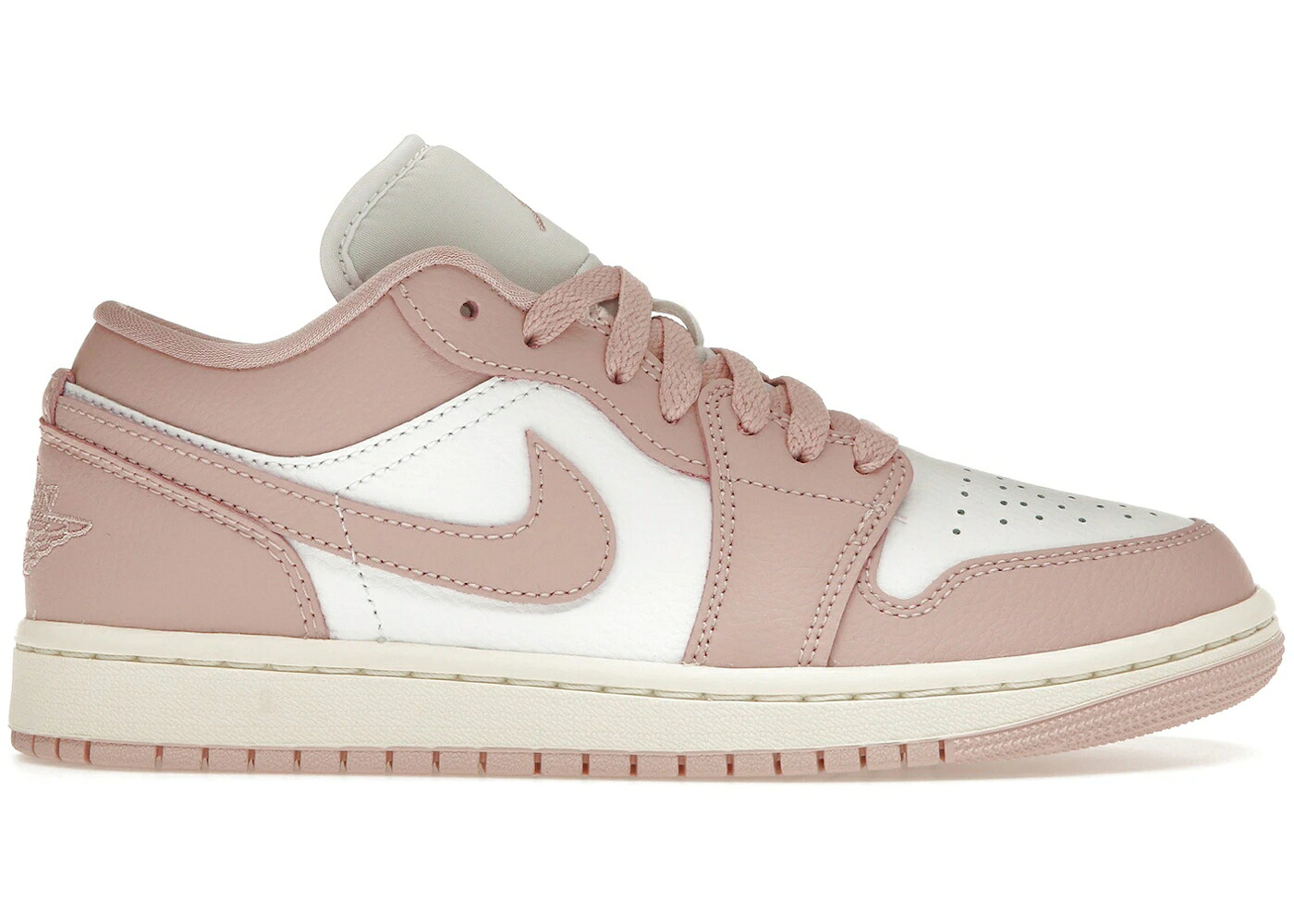 ナイキ ジョーダン サクラ色 オックスフォード 白いこと 白いこと WOMEN\u0027S スニーカー レディース JORDAN 1 LOW PINK OXFORD (WOMEN\u0027S) / WHITE SAIL PINK OXFORD