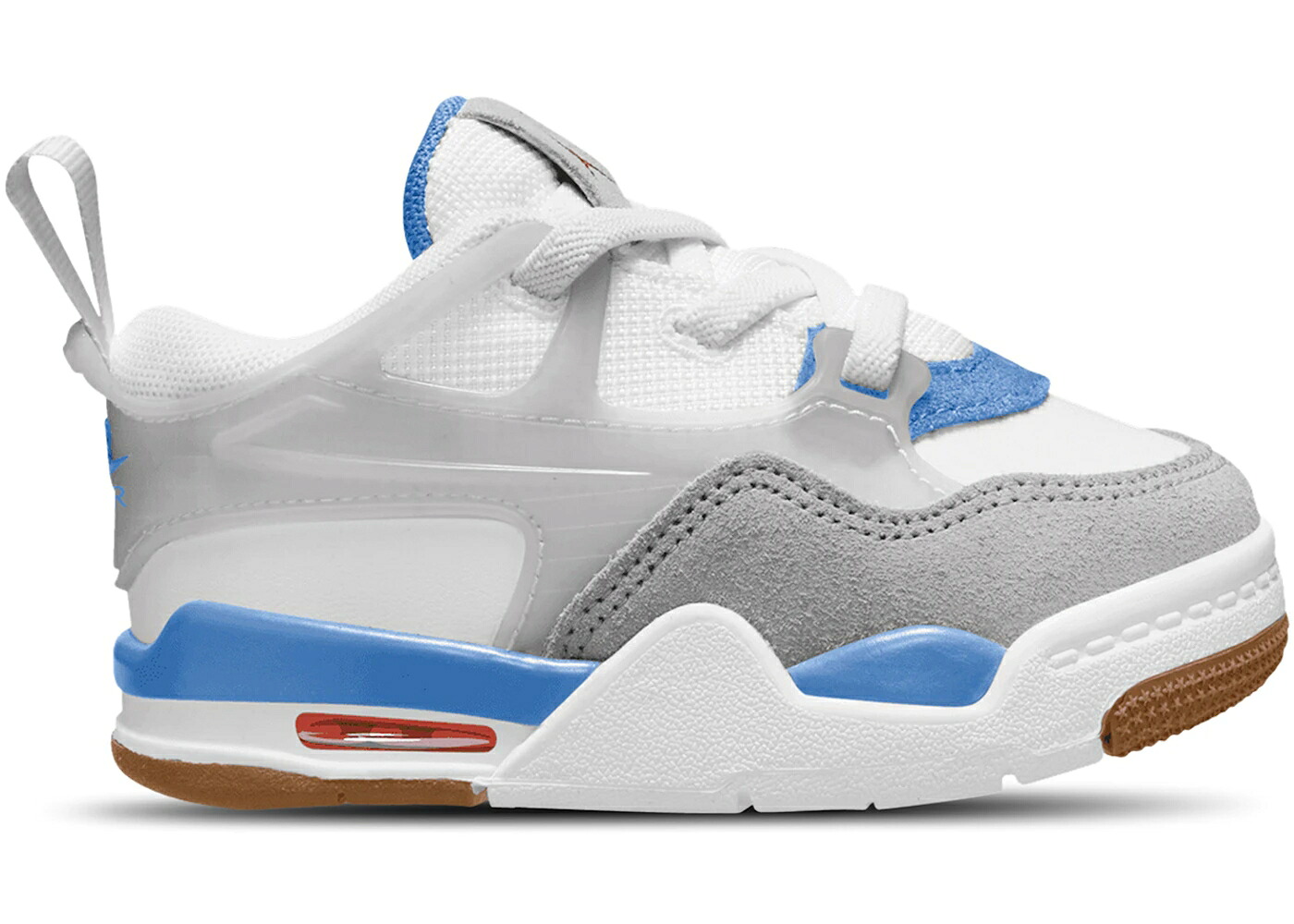 ナイキ ジョーダン 白色 ホワイト レジェンド 青色 ブルー 灰色 グレー ジュニア キッズ JORDAN 4 RM WHITE LEGEND BLUE (TD) / WHITE WHITE NEUTRAL GREY|スニケス