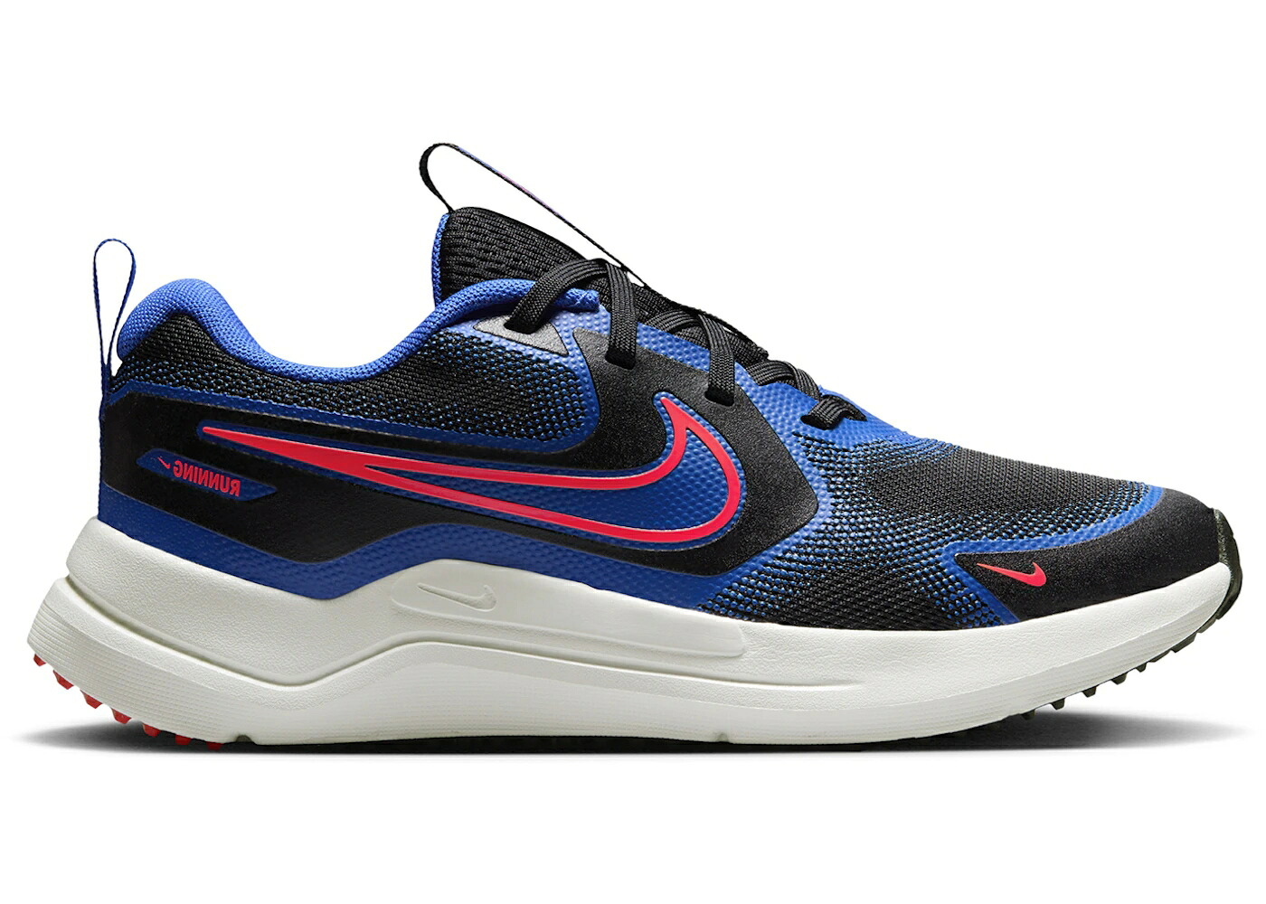 ナイキ 黒色 ブラック 白色 ホワイト クリムゾン ジュニア キッズ NIKE COSMIC RUNNER BLACK HYPER ROYAL SUMMIT WHITE BRIGHT CRIMSON (GS) / BLACK HYPER ROYAL SUMMIT WHITE ベビー マタニティ スニーカー