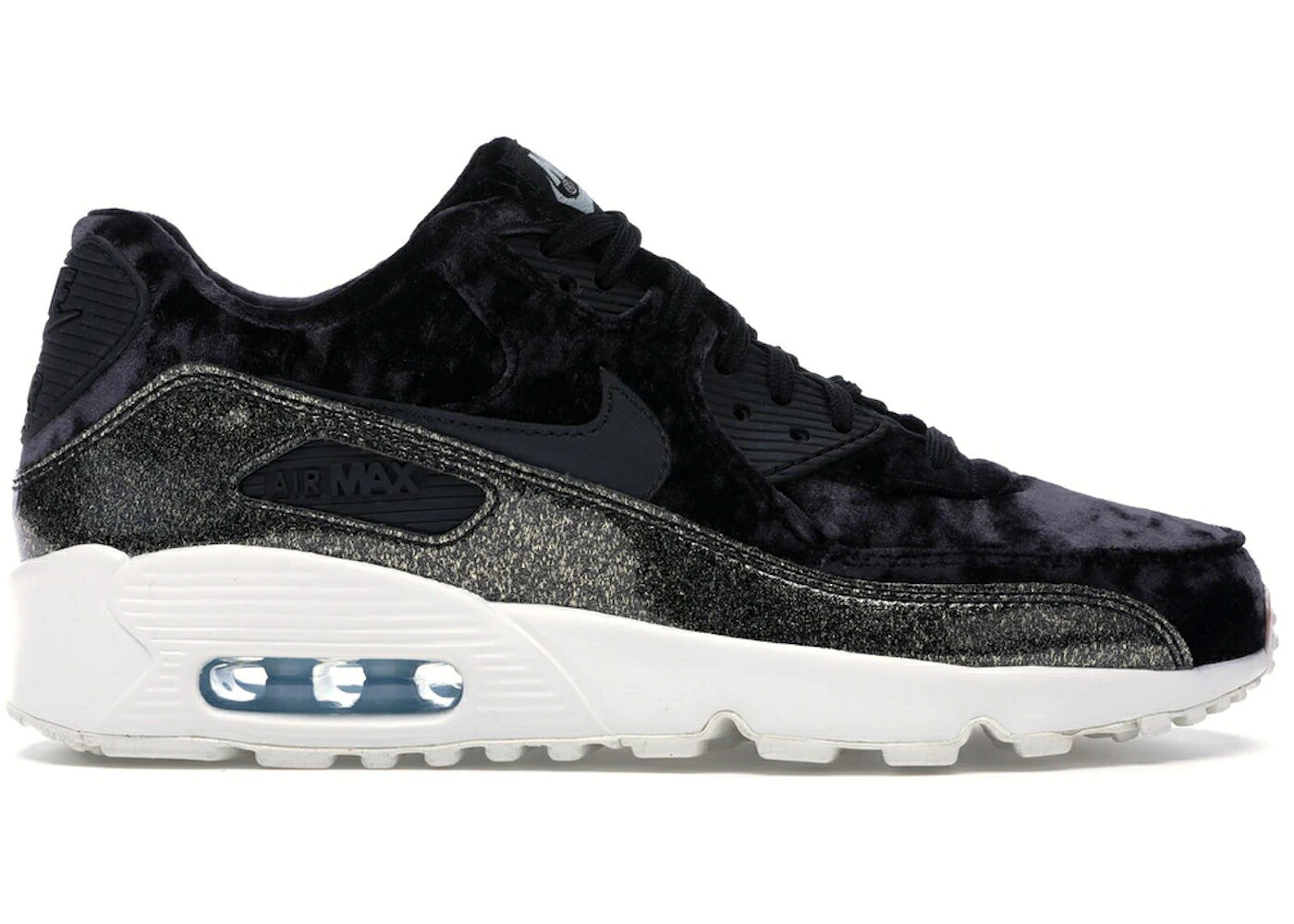 ナイキ マックス 黒いこと 黒いこと 青み 青色 大気圏マックス お坊っちゃん キッズ NIKE AIR MAX 90 PINNACLE (GS) / BLACK BLACK GLACIER BLUE もの言う花 マタニティ スニーカー