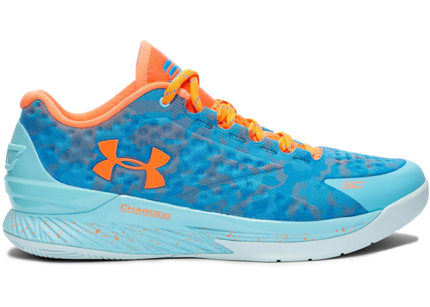 カリー エリート 青味 青み カロライナ アンダーアーマー スニーカー メンズ UNDER ARMOUR UA CURRY 1 LOW ELITE 24 / ELECTRIC BLUE CAROLINA BLUE