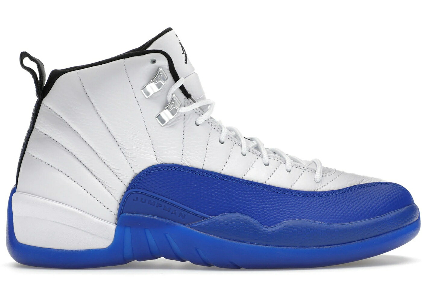 ナイキ ジョーダン 白色 ホワイト 黒色 ブラック ゲーム ゲームロイヤル 青 ブルー スニーカー メンズ JORDAN 12 RETRO BLUEBERRY / WHITE BLACK GAME ROYAL