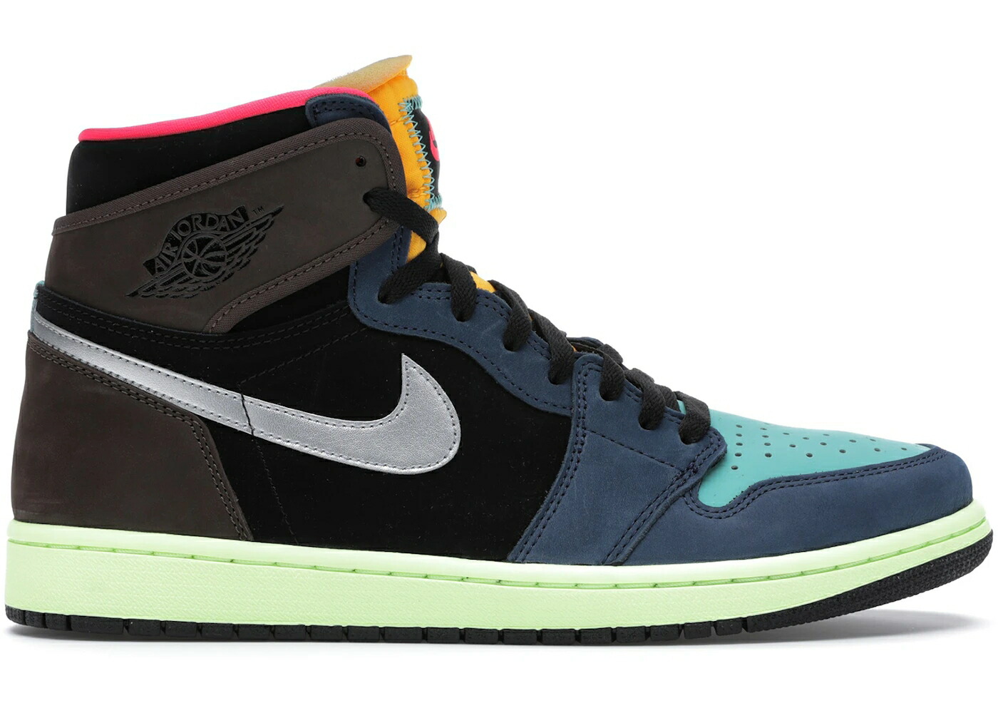 ナイキ ジョーダン ハイ 茶色 ブラウン 黒色 ブラック レーザー 橙 オレンジ スニーカー メンズ JORDAN 1 RETRO HIGH TOKYO BIO HACK / BAROQUE BROWN BLACK LASER ORANGE