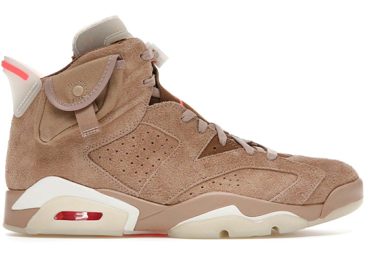 ナイキ ジョーダン カーキ トラヴィススコット スニーカー メンズ JORDAN 6 RETRO TRAVIS SCOTT BRITISH KHAKI / BRITISH KHAKI SAIL BRIGHT