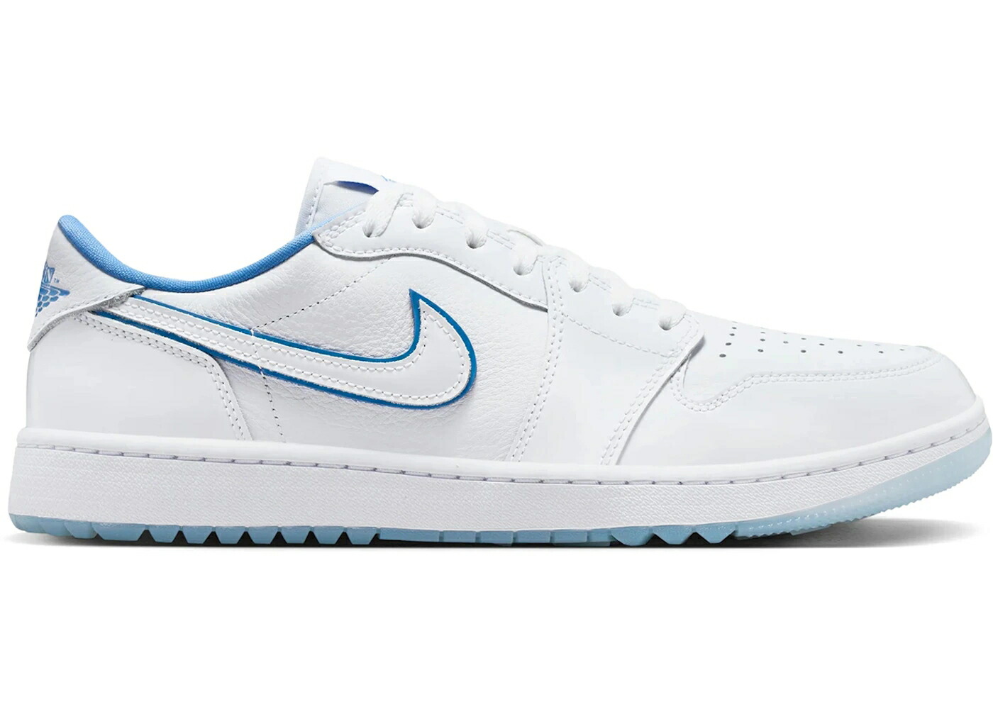 ナイキ ジョーダン ゴルフ 白色 ホワイト レジェンド 青色 ブルー スニーカー メンズ JORDAN 1 LOW GOLF WHITE LEGEND BLUE / WHITE LEGEND BLUE BLUE TINT