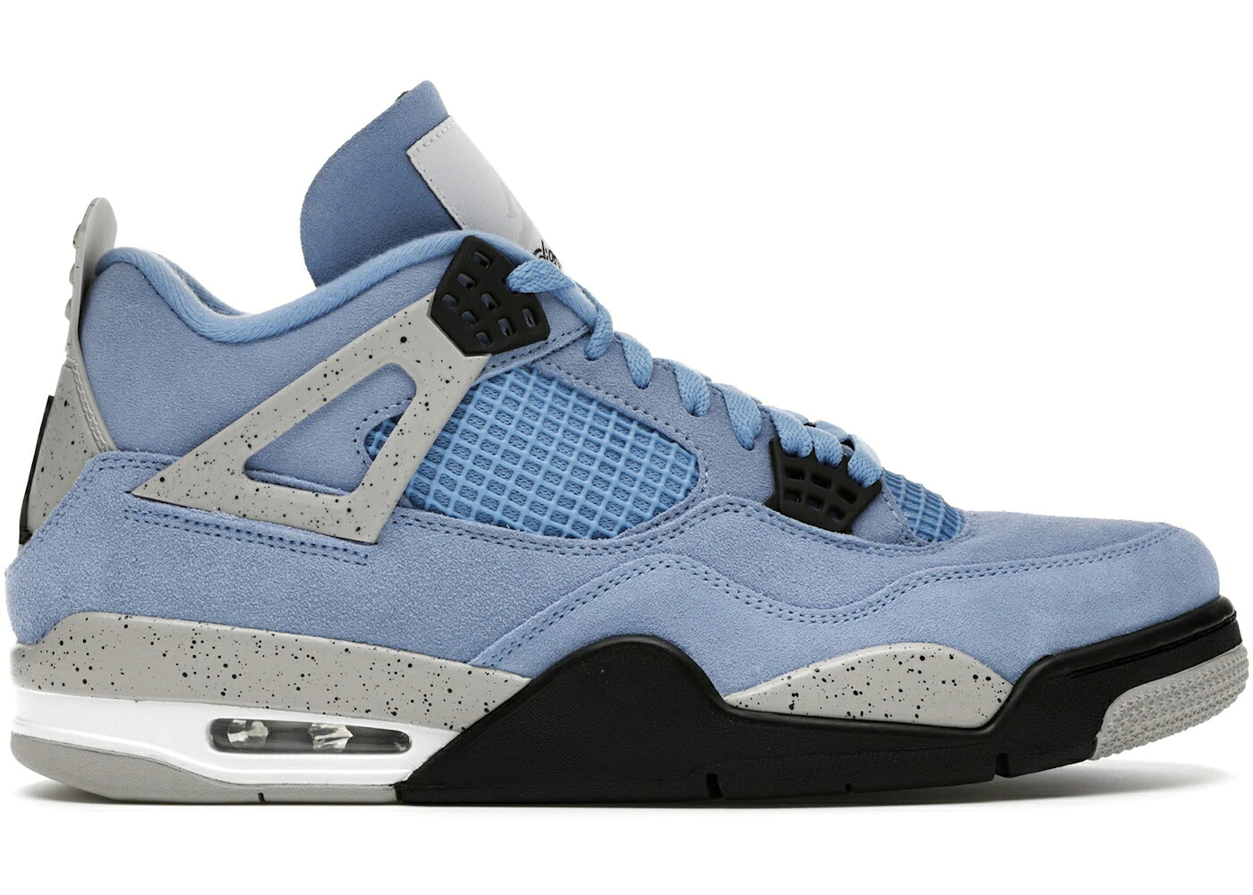 ナイキ ジョーダン 青碧 青色 テック 薄墨色 薄墨色 白いこと 白いこと スニーカー メンズ JORDAN 4 RETRO UNIVERSITY BLUE / UNIVERSITY BLUE TECH GREY WHITE 靴-スニーカー-メンズ靴