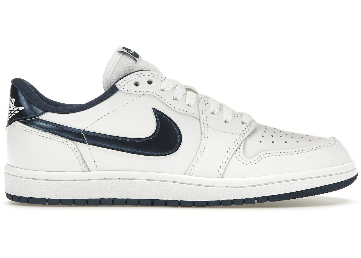 ナイキ ジョーダン 青色 ブルー 白色 ホワイト 紺色 ネイビー 85 スニーカー メンズ JORDAN 1 RETRO LOW METALLIC BLUE / SUMMIT WHITE NAVY WHITE