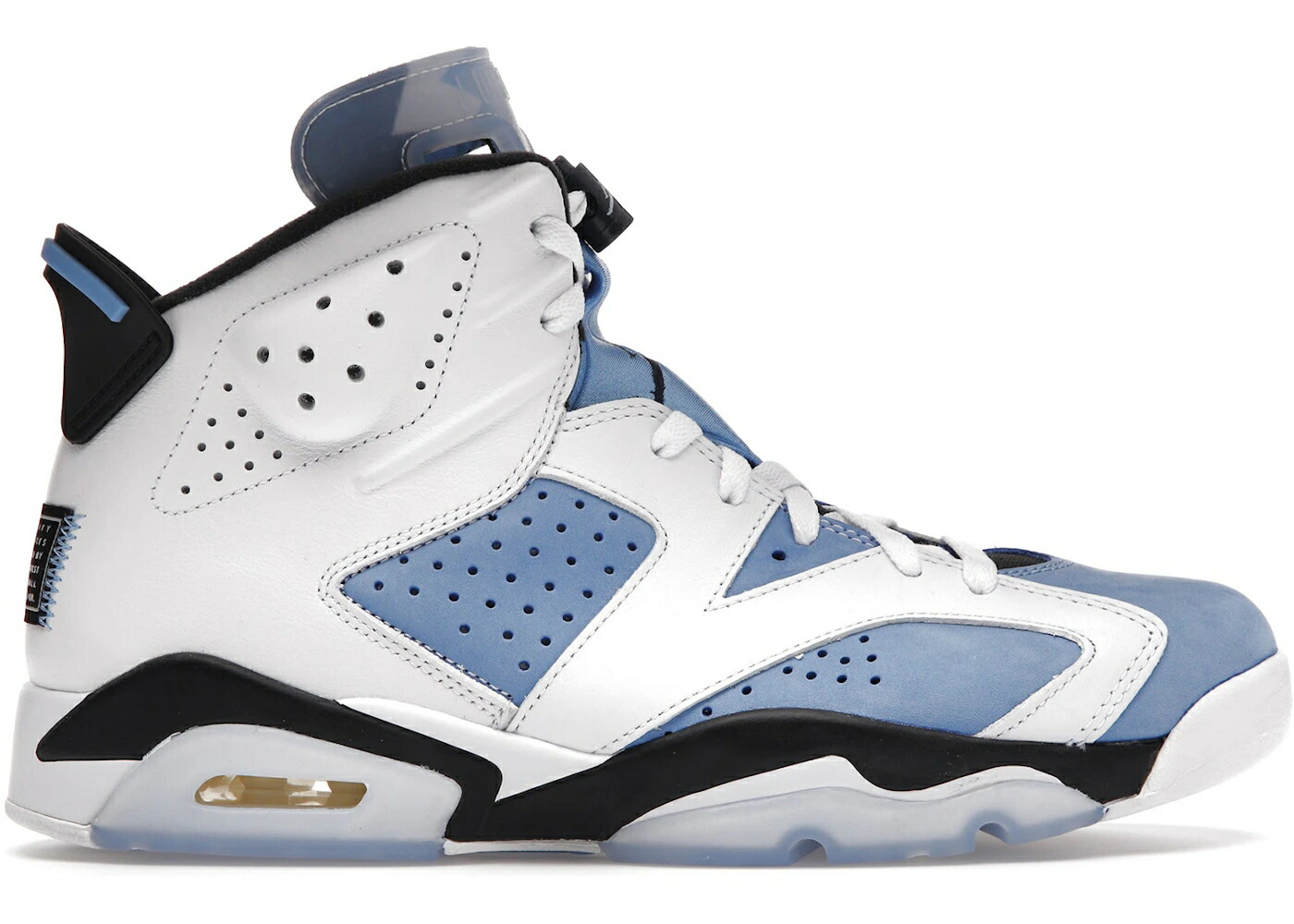 ナイキ ジョーダン 白色 ホワイト 青色 ブルー カレッジ スニーカー メンズ JORDAN 6 RETRO UNC WHITE / UNIVERSITY BLUE WHITE COLLEGE