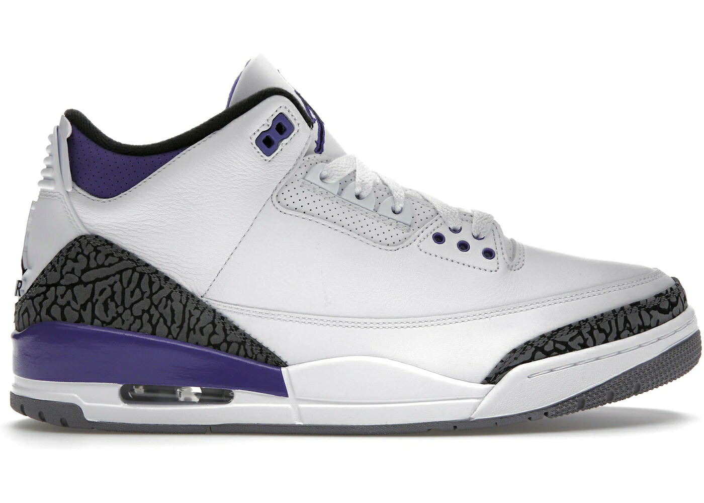 ナイキ ジョーダン 白いこと 白いこと 黒いこと 黒いこと 薄墨色 シメント スニーカー メンズ JORDAN 3 RETRO DARK IRIS / WHITE BLACK DARK IRIS CEMENT