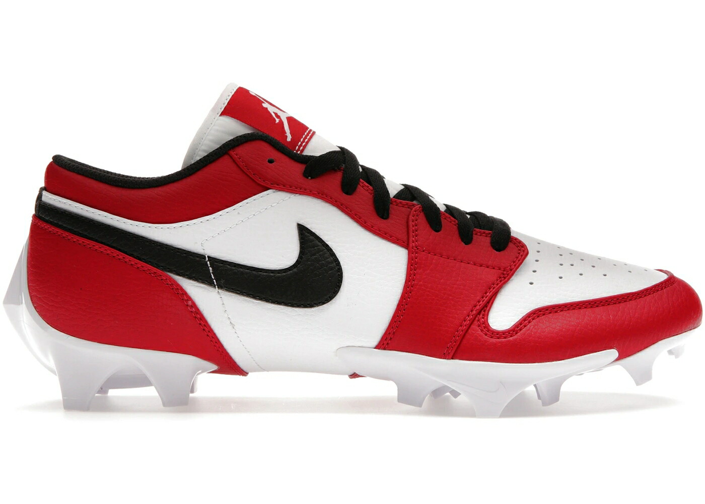 ナイキ ジョーダン シカゴ 白色 ホワイト 黒色 ブラック 赤 レッド スニーカー メンズ JORDAN 1 LOW TD CLEAT CHICAGO (2023) / WHITE BLACK UNIVERSITY RED
