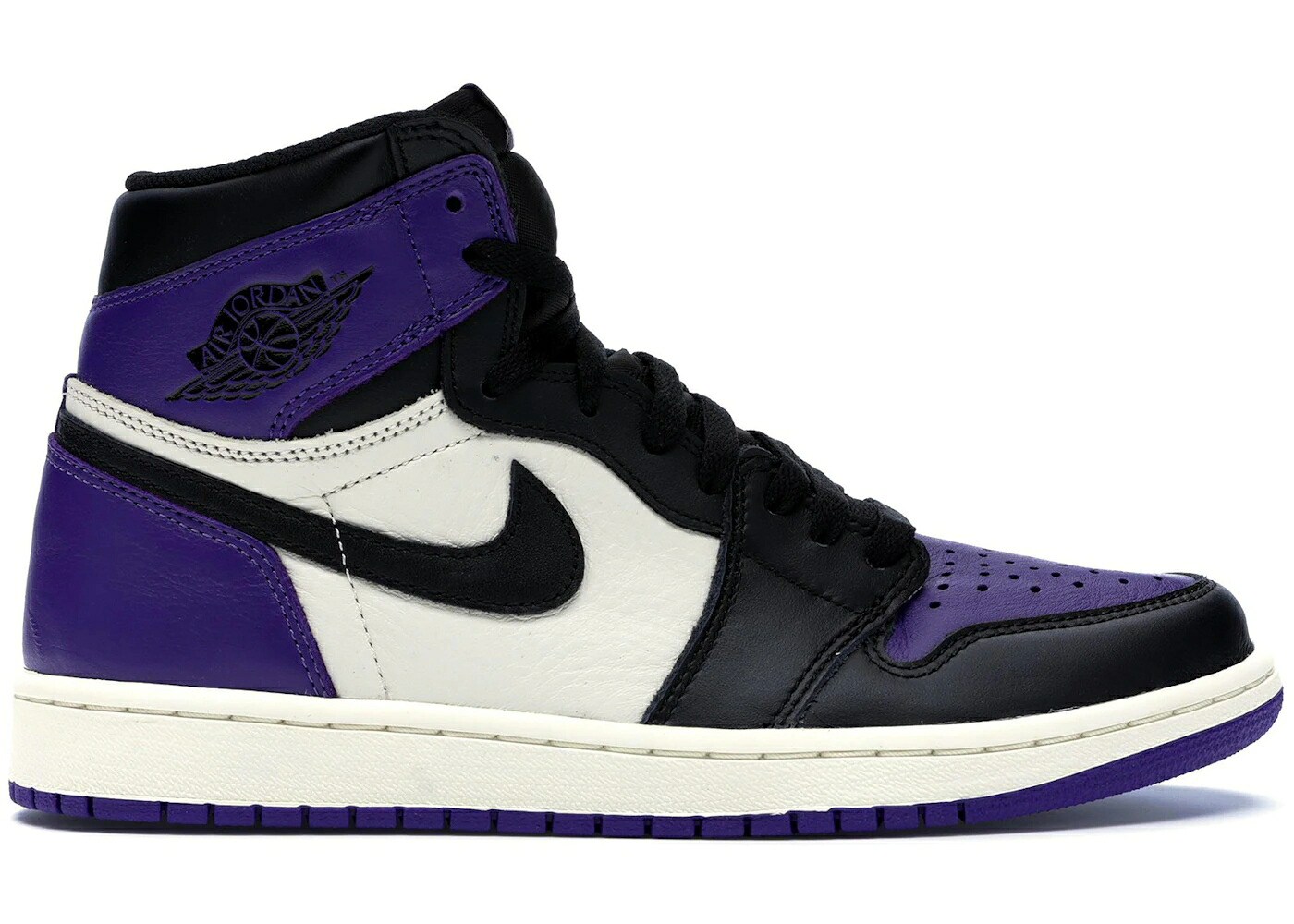 ナイキ ジョーダン ハイ コート 紫 パープル 黒色 ブラック スニーカー メンズ JORDAN 1 RETRO HIGH COURT PURPLE / COURT PURPLE BLACK SAIL|スニケス