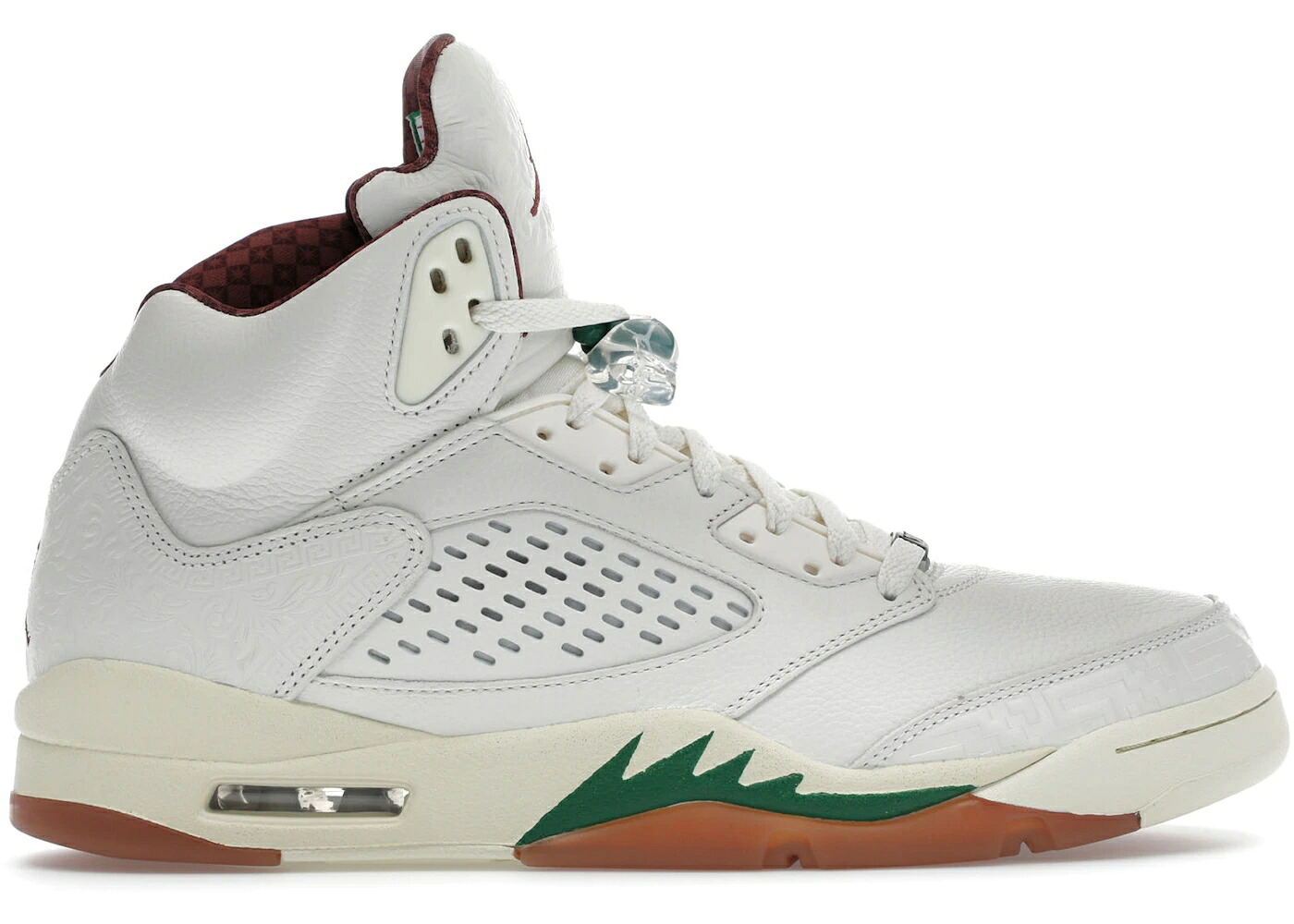 ナイキ ジョーダン 緑 緑であること スニーカー メンズ JORDAN 5 RETRO EL GRITO SAIL / SAIL COCONUT MILK PINE GREEN