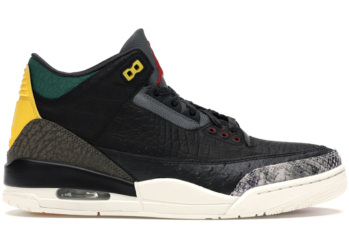 ナイキ ジョーダン 本能 黒いこと 黒いこと 2.0 スニーカー メンズ JORDAN 3 RETRO SE ANIMAL INSTINCT / BLACK DARK MOCHA ROPE MULTI