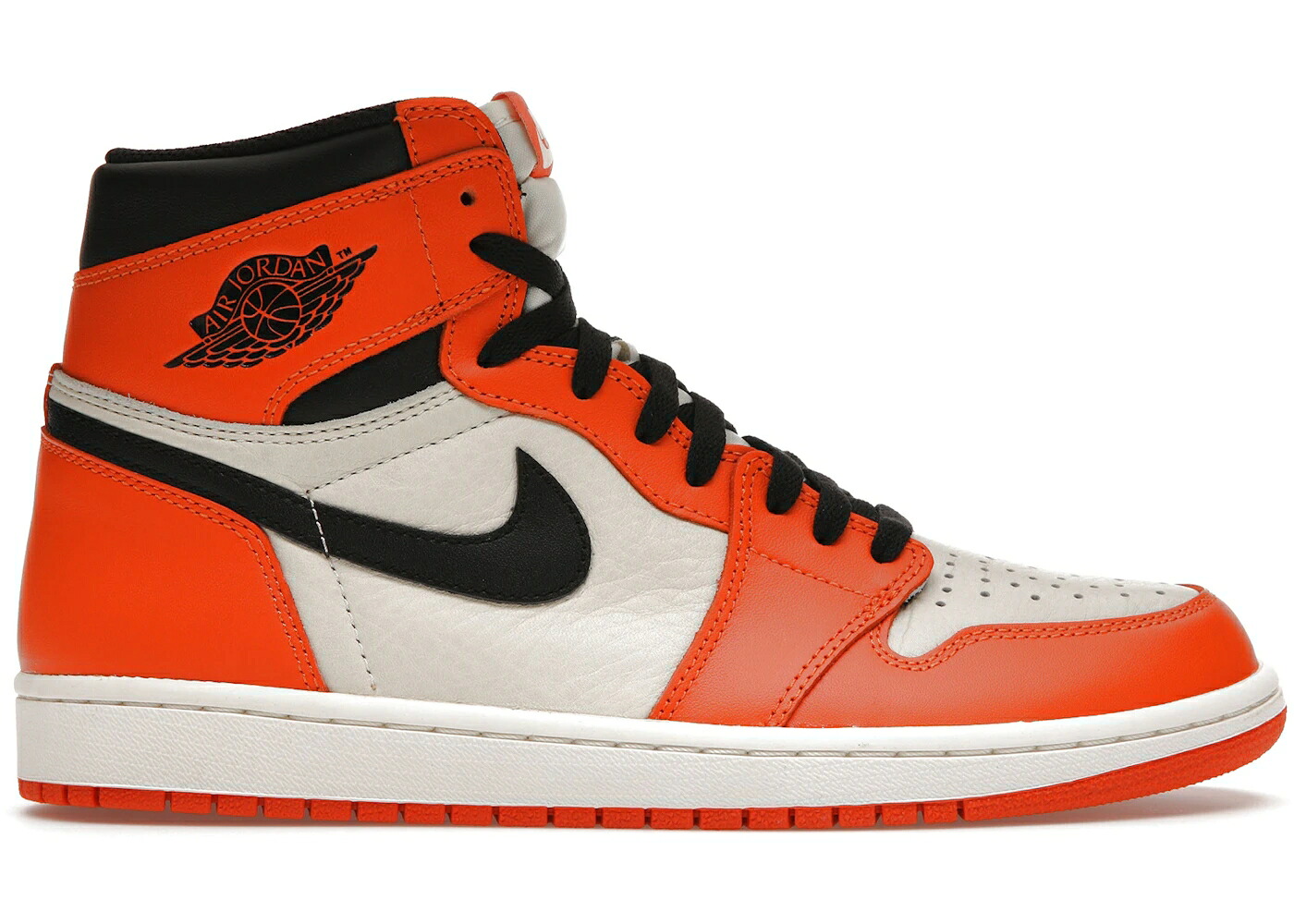 ナイキ ジョーダン 意趣晴らし 黒いこと 黒いこと スニーカー メンズ JORDAN 1 RETRO REVERSE SHATTERED BACKBOARD / SAIL STARFISH BLACK
