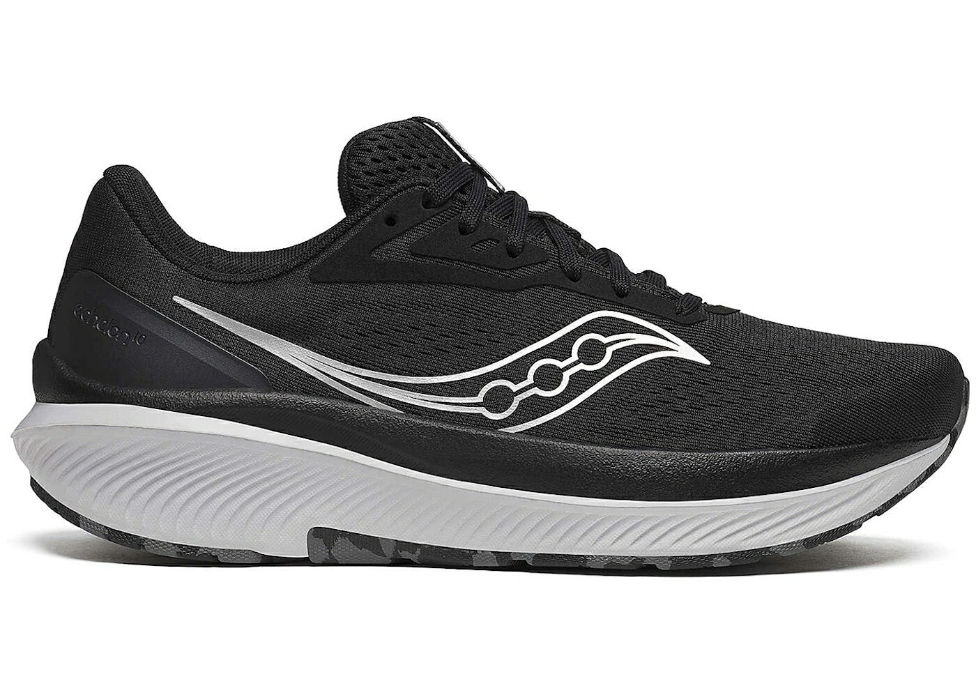 サッカニー 黒いこと 黒いこと しろがね色 しろがね色 スニーカー メンズ SAUCONY ECHELON 10 BLACK SILVER / BLACK SILVER