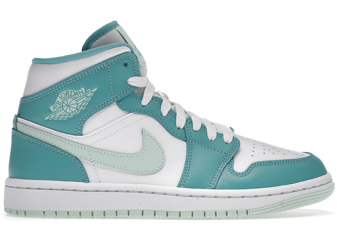ナイキ ジョーダン ミッド 白いこと 白いこと WOMEN\u0027S スニーカー レディース JORDAN 1 MID WASHED TEAL (WOMEN\u0027S) / WASHED TEAL MINT FOAM WHITE