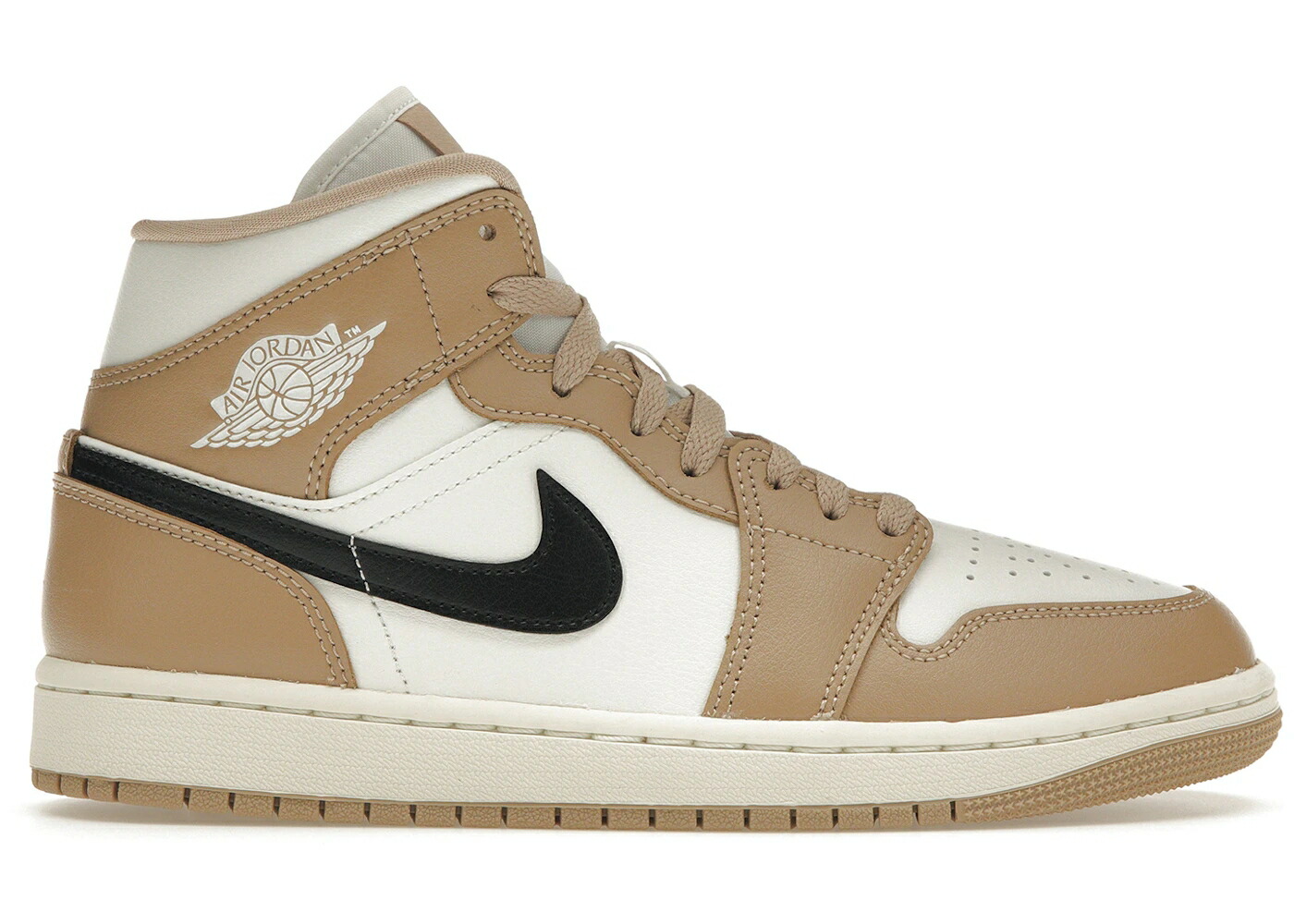 ナイキ ジョーダン ミッド 黒いこと 黒いこと WOMEN\u0027S スニーカー レディース JORDAN 1 MID SE DESERT SAIL (WOMEN\u0027S) / SAIL DESERT BLACK