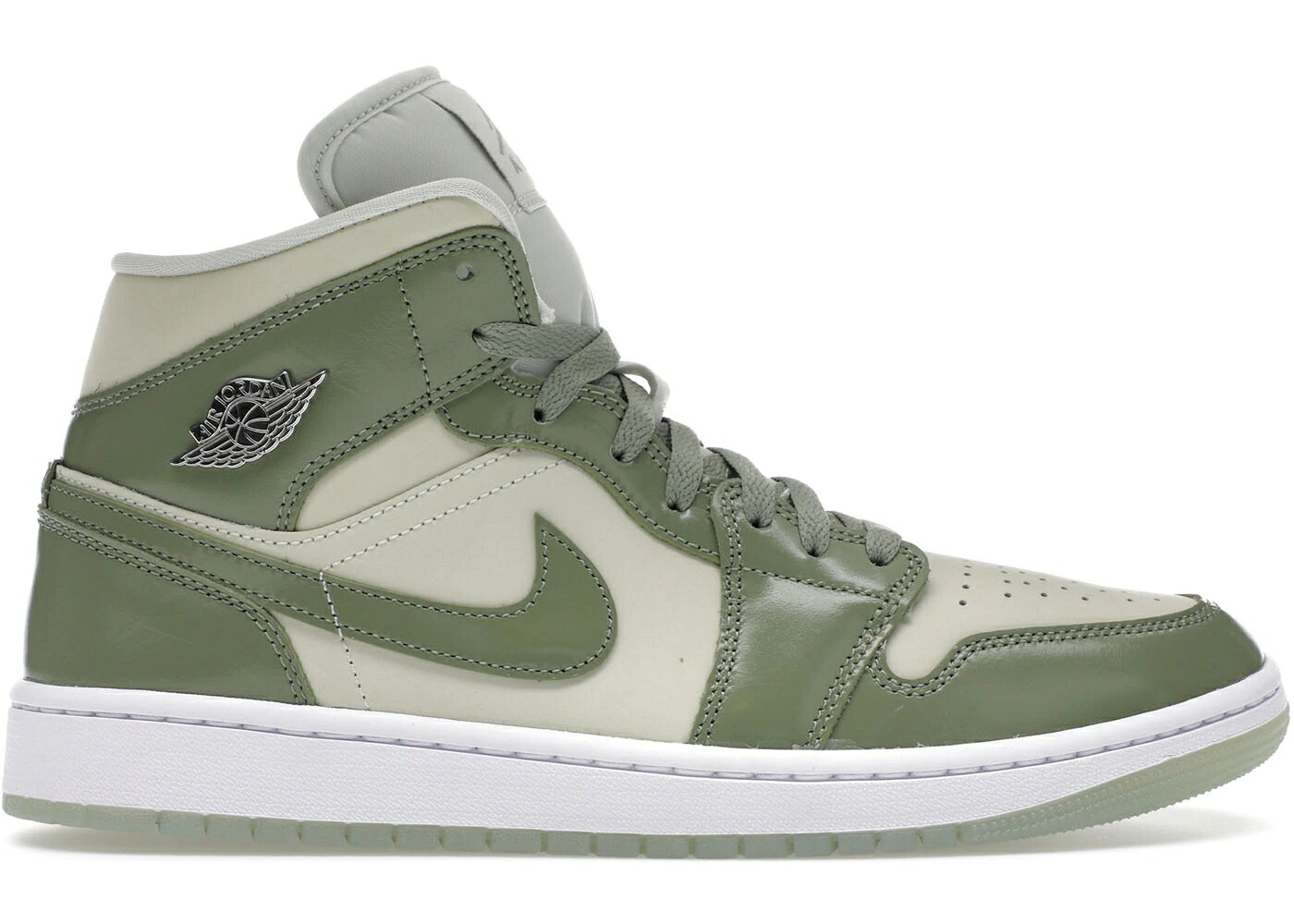 ナイキ ジョーダン ミッド 緑 緑であること WOMEN\u0027S スニーカー レディース JORDAN 1 MID SE SEA GLASS OIL GREEN (WOMEN\u0027S) / SEA GLASS OIL GREEN METALLIC