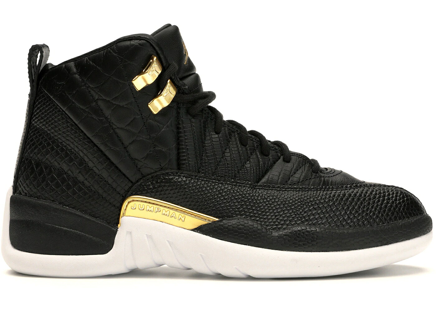 ナイキ ジョーダン 黒色 ブラック ゴールド 白色 ホワイト WOMEN'S スニーカー レディース JORDAN 12 RETRO BLACK METALLIC GOLD WHITE (WOMEN'S) / BLACK METALLIC GOLD WHITE