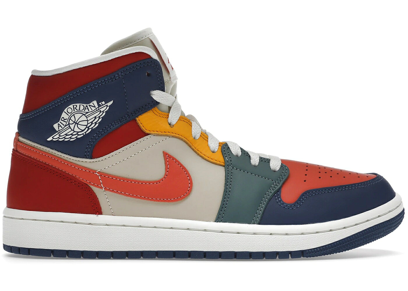 ナイキ ジョーダン ミッド 青色 ブルー ファイア 赤 レッド マジック WOMEN'S スニーカー レディース JORDAN 1 MID SE MULTI COLOR (2022) (WOMEN'S) / FRENCH BLUE FIRE RED BEACH MAGIC|スニケス