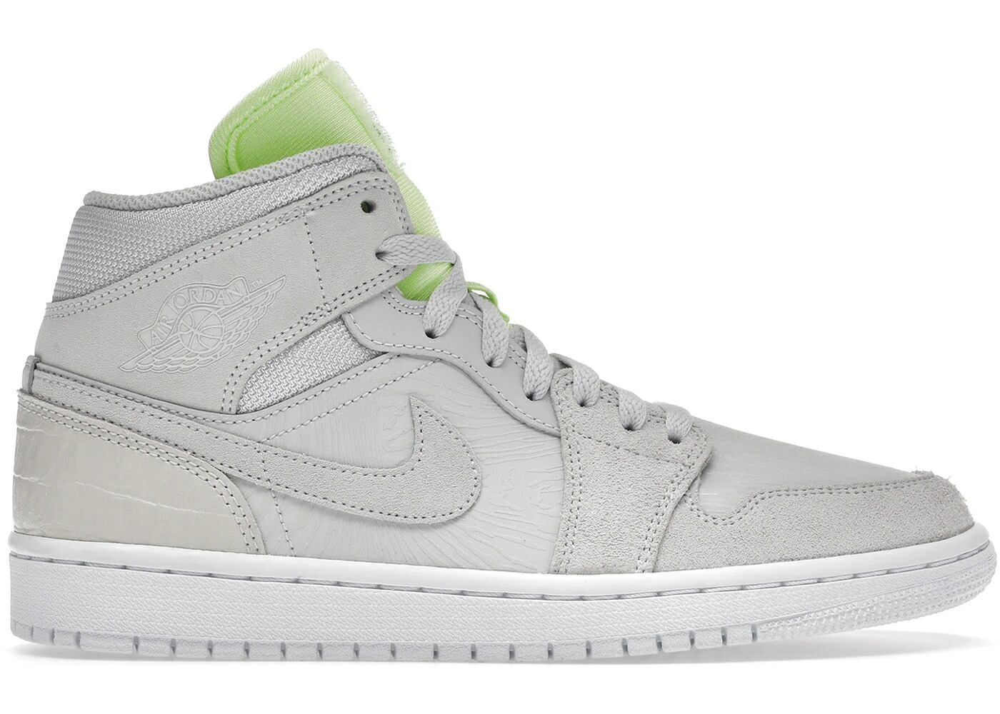 ナイキ ジョーダン ミッド 灰色 グレー 緑 グリーン WOMEN'S スニーカー レディース JORDAN 1 MID VAST GREY GHOST GREEN (WOMEN'S) / VAST GREY VAST GREY GHOST GREEN｜スニケス