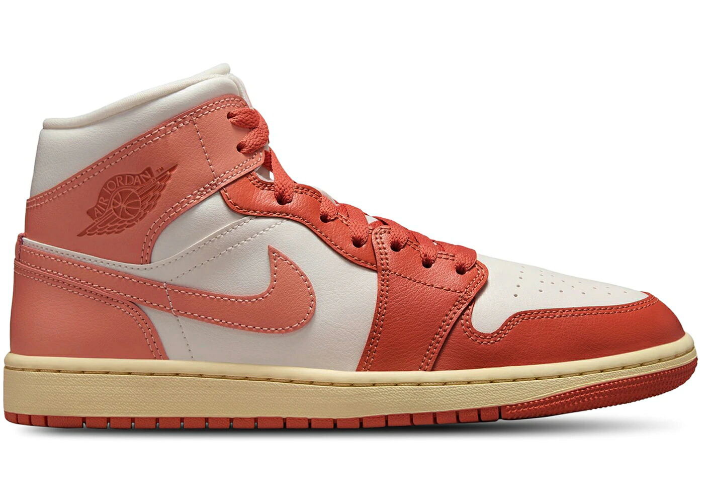 ナイキ ジョーダン ミッド WOMEN\u0027S スニーカー レディース JORDAN 1 MID MADDER ROOT (WOMEN\u0027S) / SAIL MADDER ROOT MUSLIN LIGHT