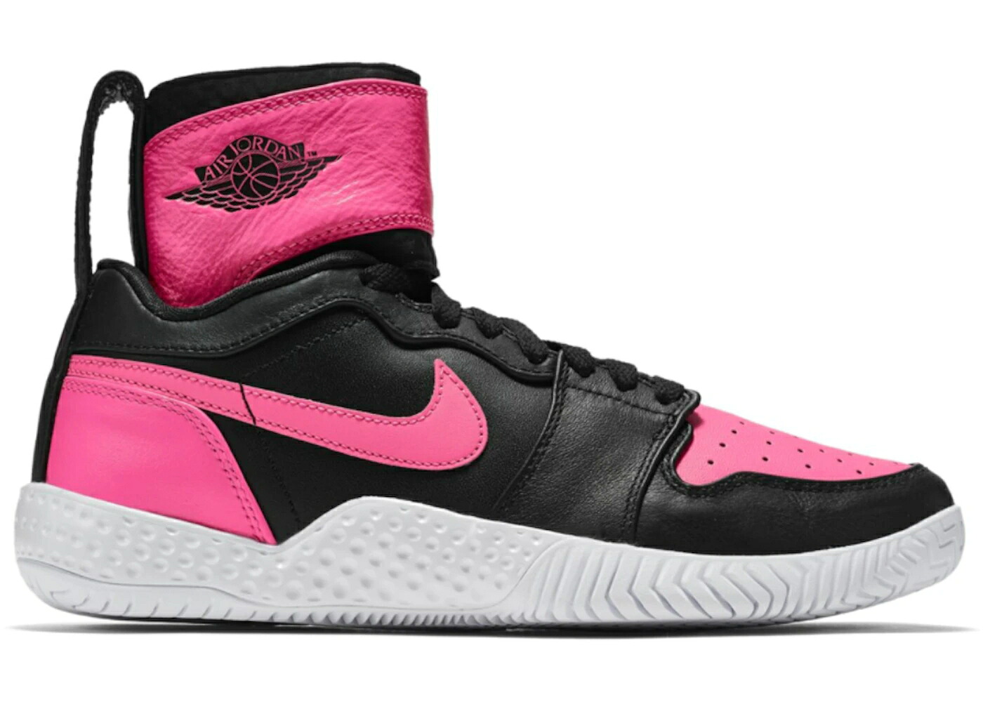 ナイキ ジョーダン コート ピンク 白色 ホワイト 黒色 ブラック WOMEN'S スニーカー レディース JORDAN NIKE COURT FLARE AJ1 SERENA WILLIAMS HYPER PINK (WOMEN'S) / HYPER PINK WHITE BLACK｜スニケス 85,030円