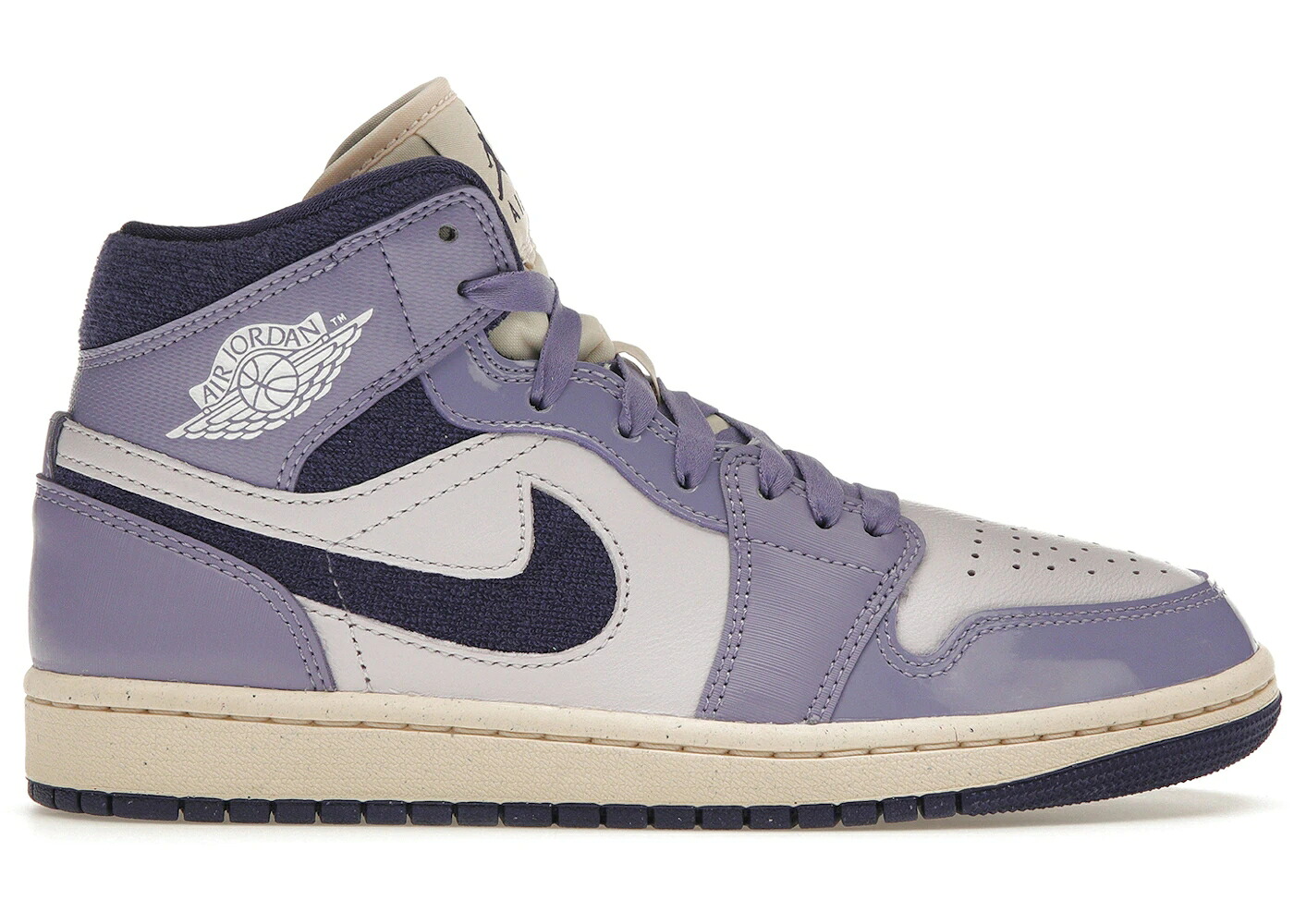 ナイキ ジョーダン ミッド 天の原 紫 パープル WOMEN\u0027S スニーカー レディース JORDAN 1 MID SE CHENILLE SKY J LIGHT PURPLE (WOMEN\u0027S) / SKY J LIGHT PURPLE BARELY GRAPE