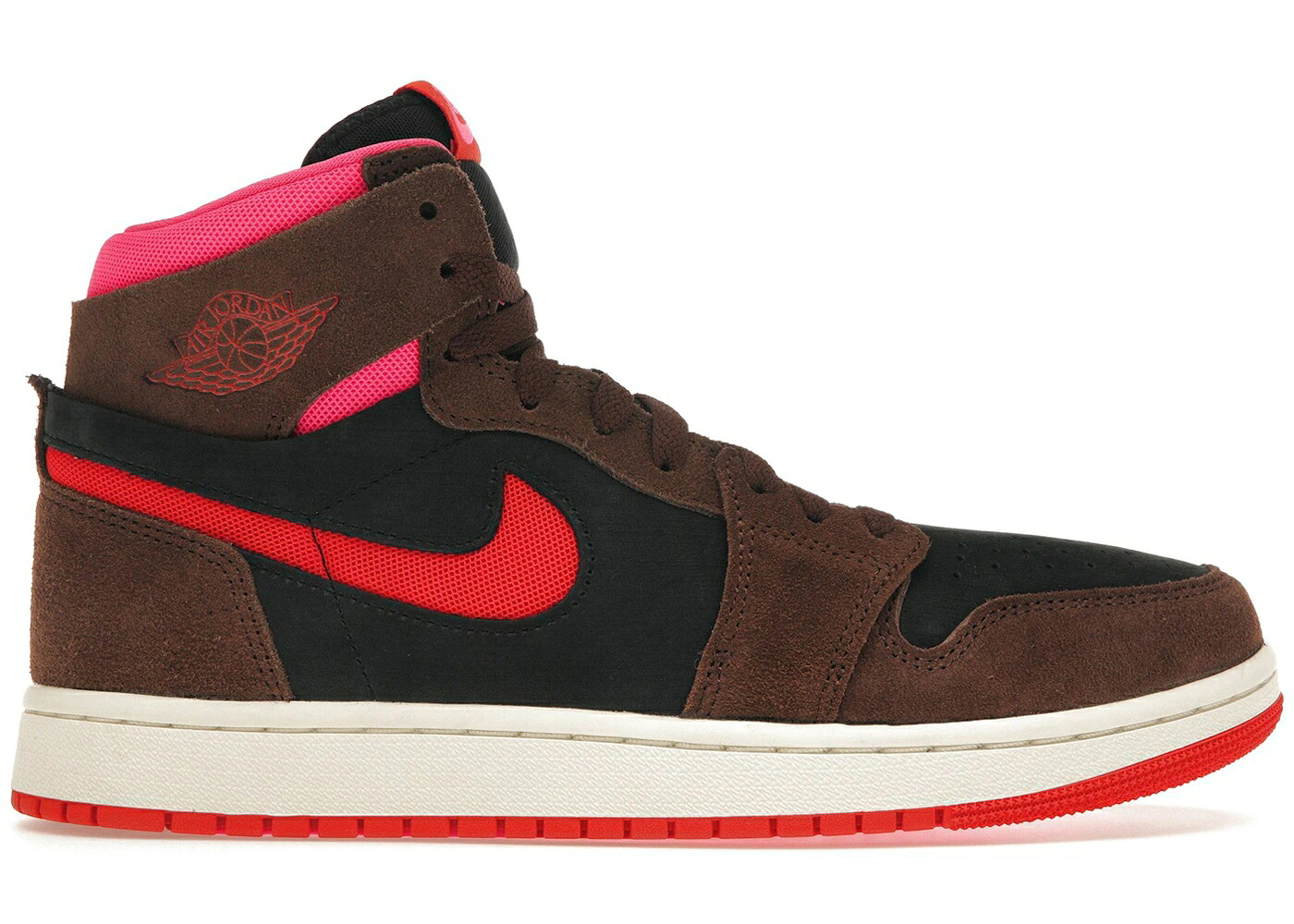 ナイキ ジョーダン ご機嫌 望遠レンズ 赤 赤いこと 黒いこと 黒いこと WOMEN\u0027S スニーカー レディース JORDAN 1 HIGH ZOOM AIR CMFT 2 CACAO WOW PICANTE RED (WOMEN\u0027S) / CACAO WOW PICANTE RED BLACK