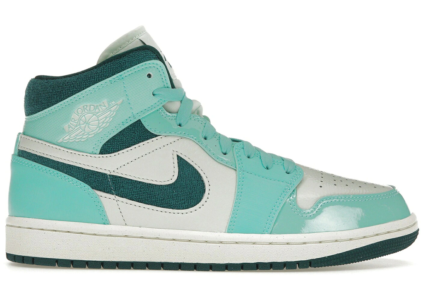 ナイキ ジョーダン ミッド スカイ WOMEN'S スニーカー レディース JORDAN 1 MID CHENILLE BLEACHED TURQUOISE (WOMEN'S) / BLEACHED TURQUOISE SKY J TEAL