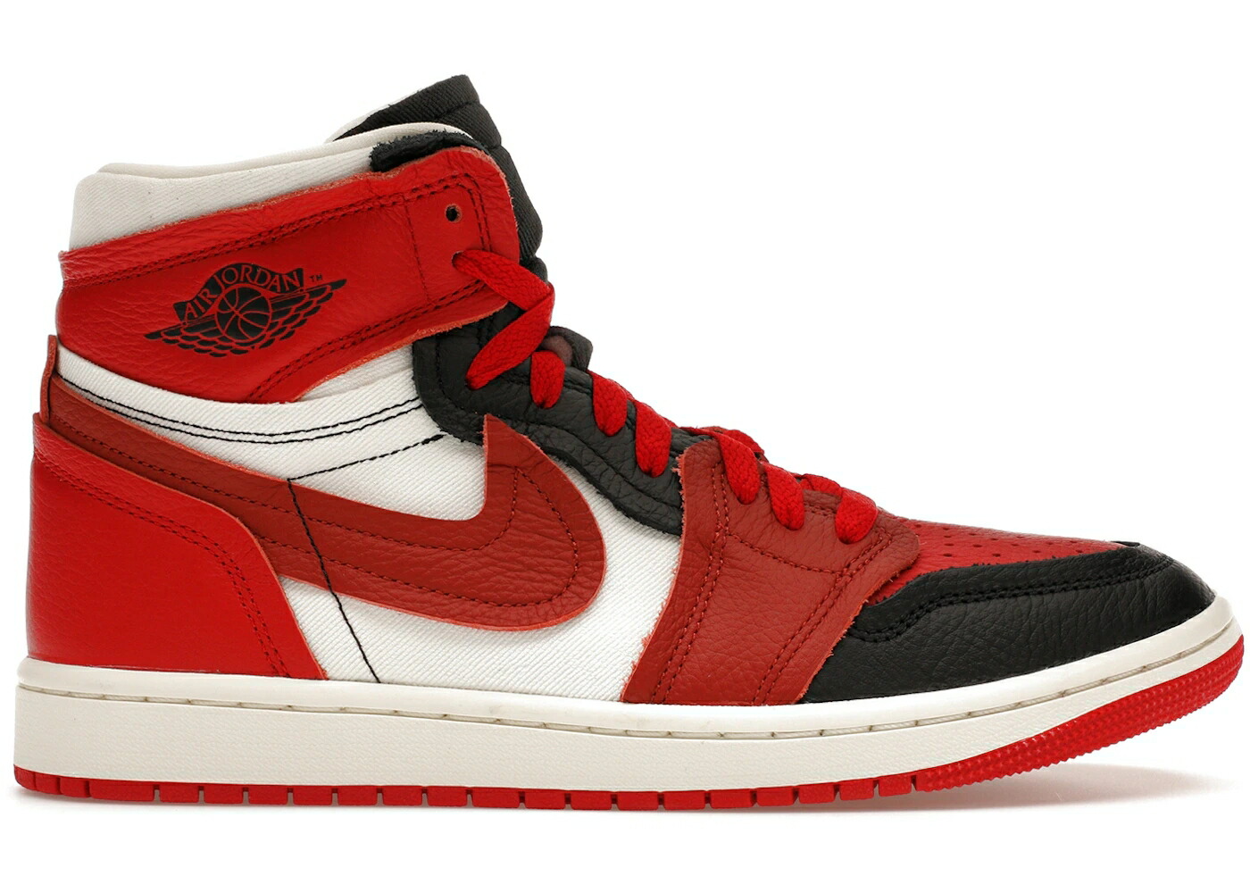 ナイキ ジョーダン 御機嫌 赤 赤いこと 黒いこと 黒いこと WOMEN\u0027S スニーカー レディース JORDAN 1 HIGH METHOD OF MAKE SPORT RED (WOMEN\u0027S) / SPORT RED DUNE RED BLACK SAIL