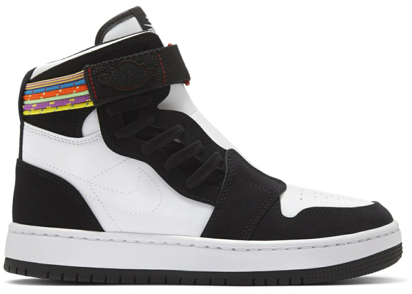 ナイキ ジョーダン ストラップ 黒色 ブラック 白色 ホワイト WOMEN'S スニーカー レディース JORDAN 1 NOVA XX MULTI-COLOR STRAP (WOMEN'S) / BLACK WHITE MULTICOLOR