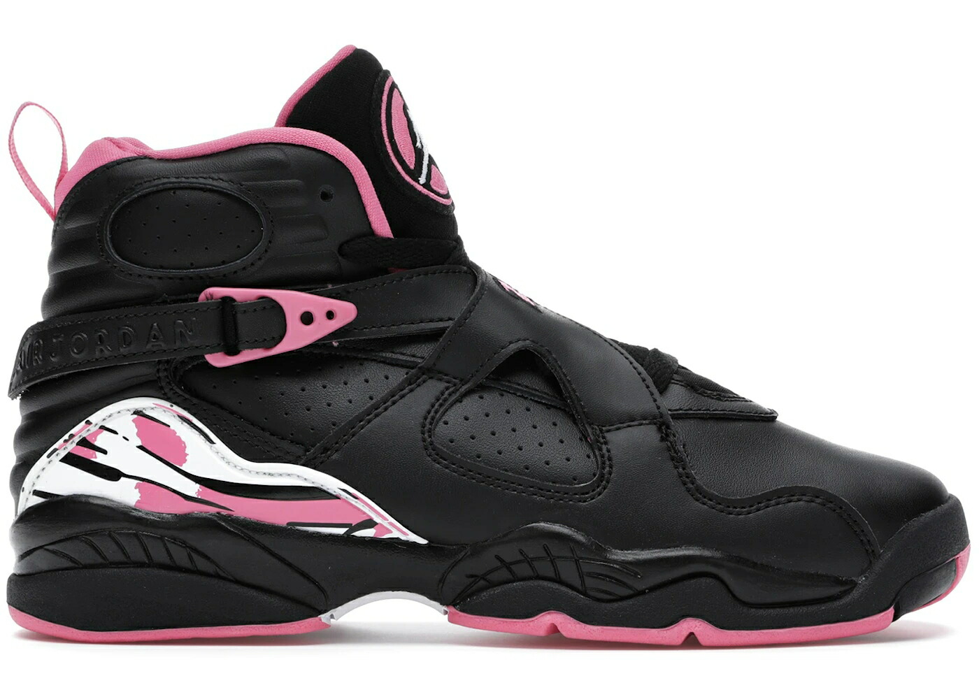 ナイキ ジョーダン 黒色 ブラック 白色 ホワイト ジュニア キッズ JORDAN 8 RETRO PINKSICLE (GS) / BLACK WHITE PINKSICLE ベビー マタニティ スニーカー