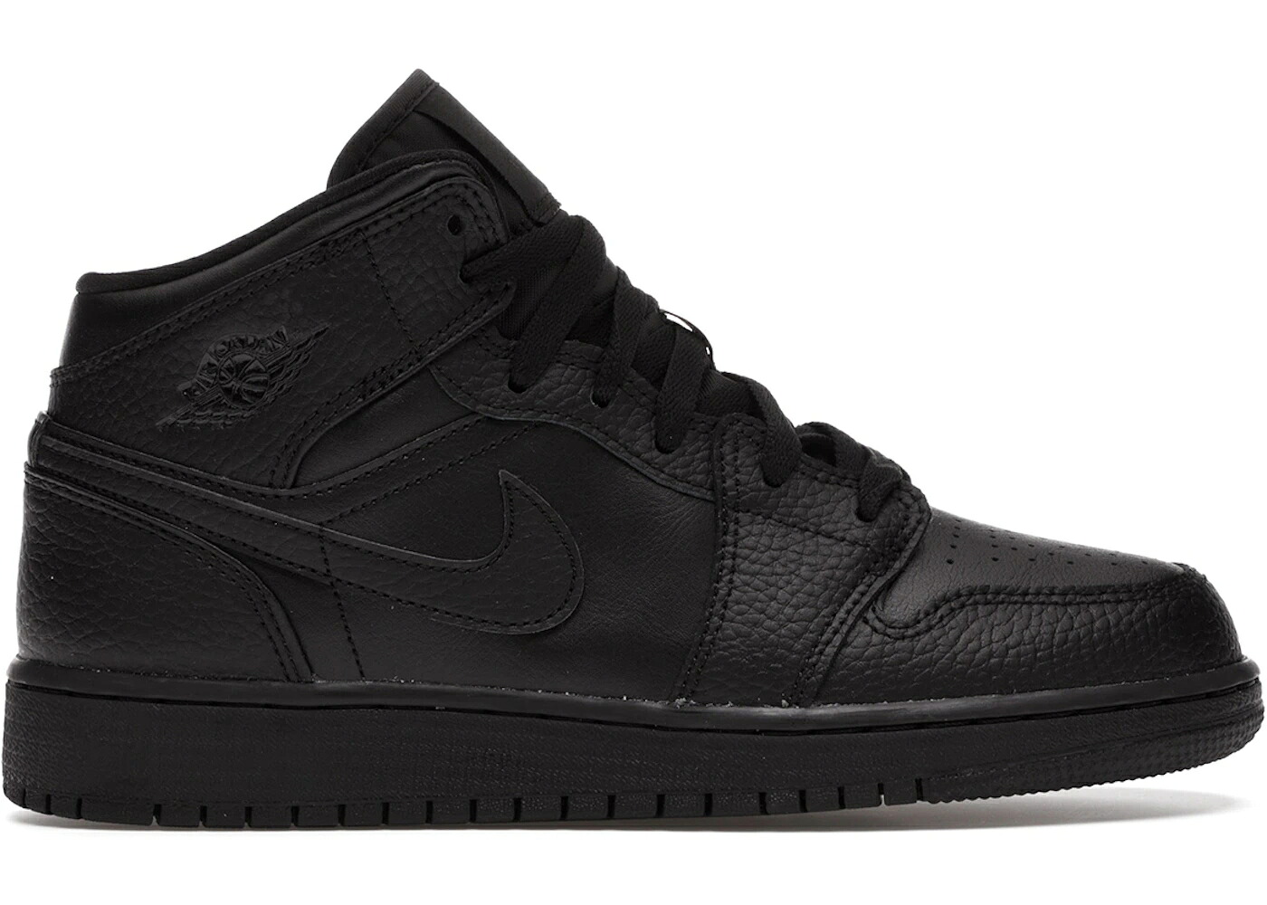ナイキ ジョーダン ミッド 黒いこと 黒いこと 御坊っちゃん キッズ JORDAN 1 MID BLACK (GS) / BLACK BLACK BLACK もの言う花 マタニティ スニーカー