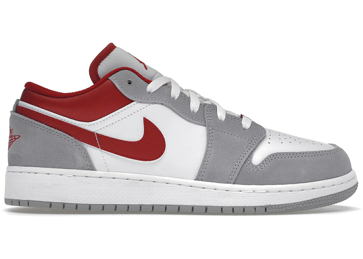 ナイキ ジョーダン 薄墨色 薄墨色 赤 赤いこと 白いこと 白いこと 御坊っちゃん キッズ JORDAN 1 LOW SE SMOKE GREY GYM RED (GS) / SMOKE GREY GYM RED WHITE もの言う花 マタニティ スニーカー