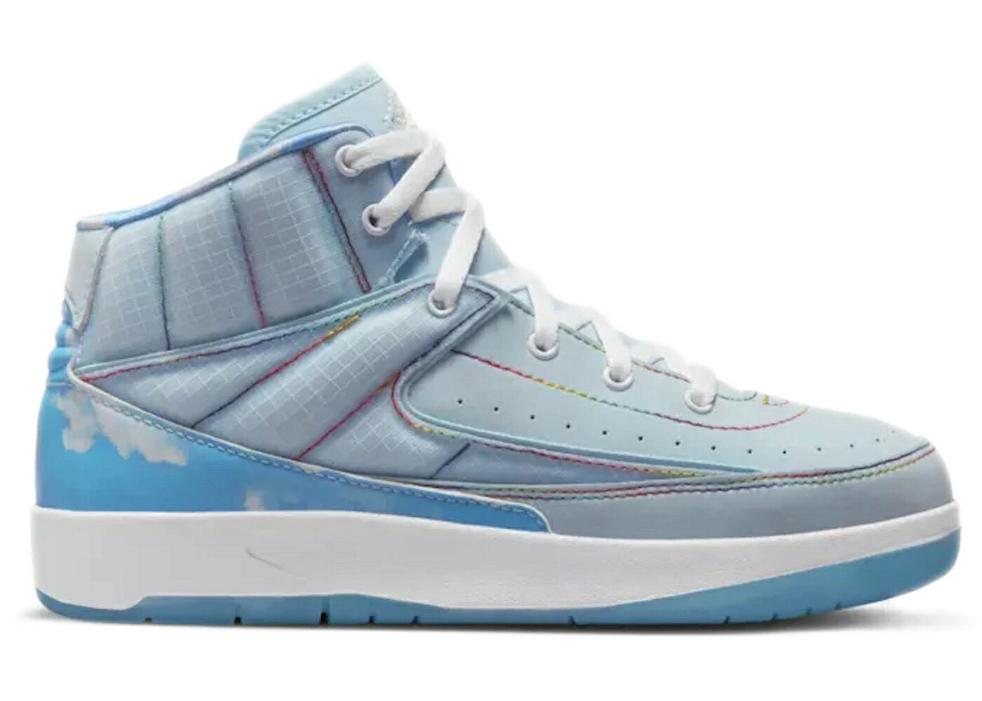 ナイキ ジョーダン 青碧 青碧 白いこと 白いこと お坊っちゃん キッズ JORDAN 2 RETRO J BALVIN (なおなお書き) / CELESTINE BLUE WHITE MULTI COLOR もの言う花 マタニティ スニーカー