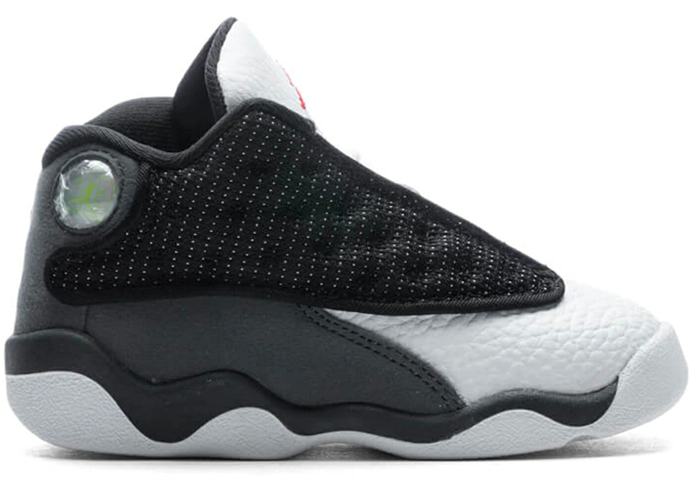 ナイキ ジョーダン サーティーン 黒色 ブラック 赤 レッド 灰色 グレー ジュニア キッズ JORDAN 13 RETRO BLACK FLINT (TD) / BLACK UNIVERSITY RED FLINT GREY｜スニケス 22,200円