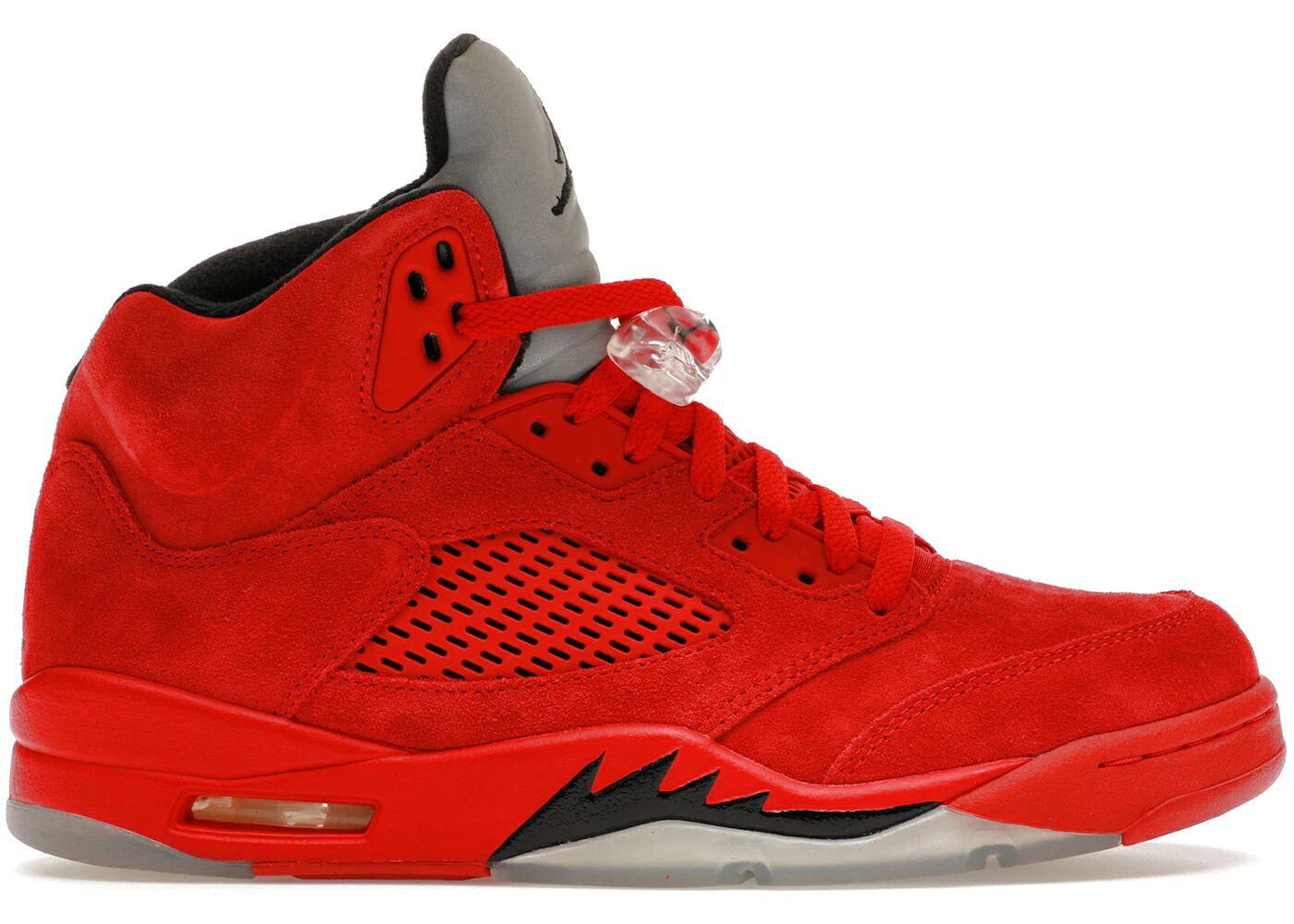 ナイキ ジョーダン 赤 レッド スエード スウェード 黒色 ブラック スニーカー メンズ JORDAN 5 RETRO RED SUEDE / UNIVERSITY RED BLACK 83,215円