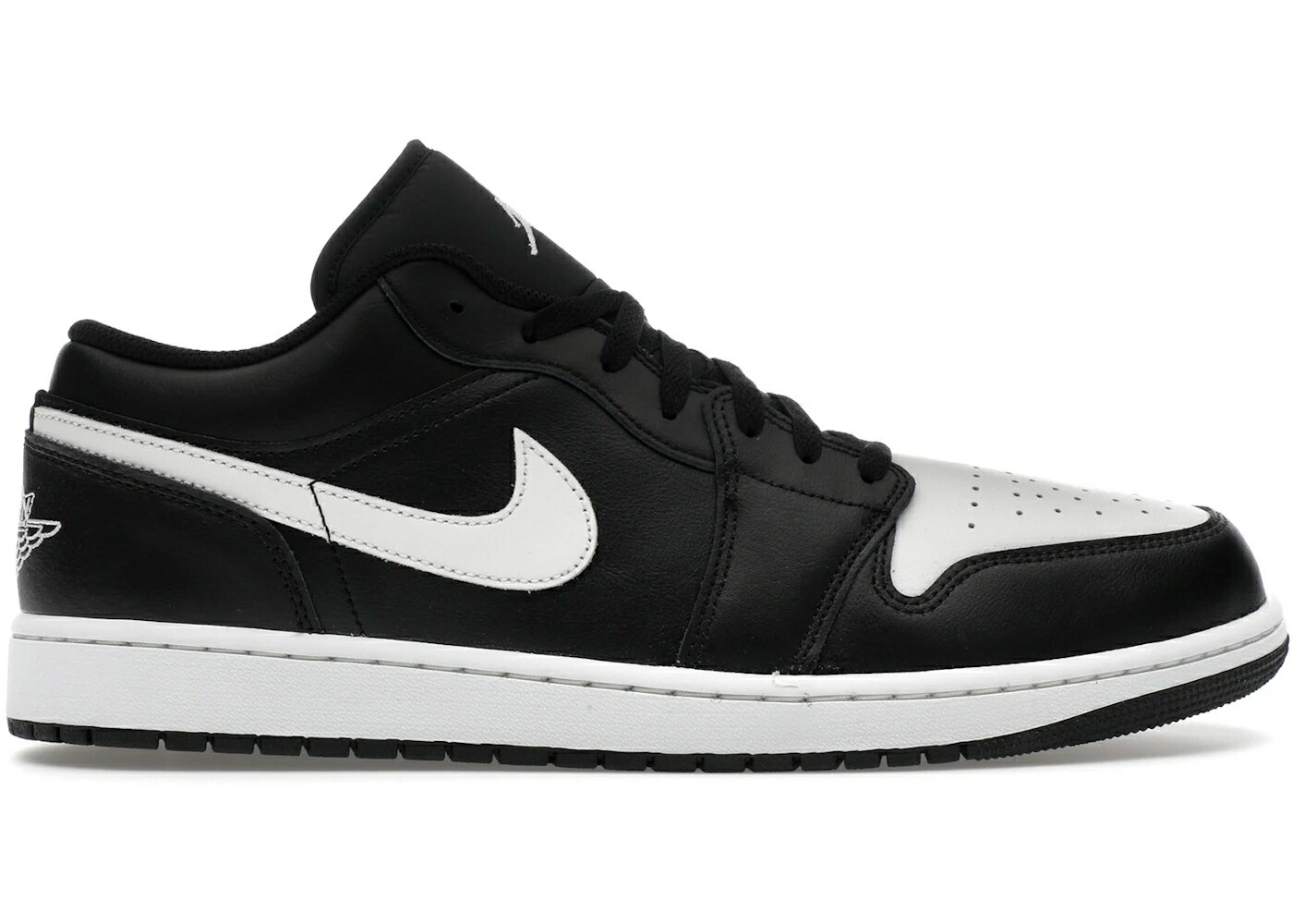 ナイキ ジョーダン 黒色 ブラック 白色 ホワイト スニーカー メンズ JORDAN 1 LOW BLACK SUMMIT WHITE / BLACK SUMMIT WHITE