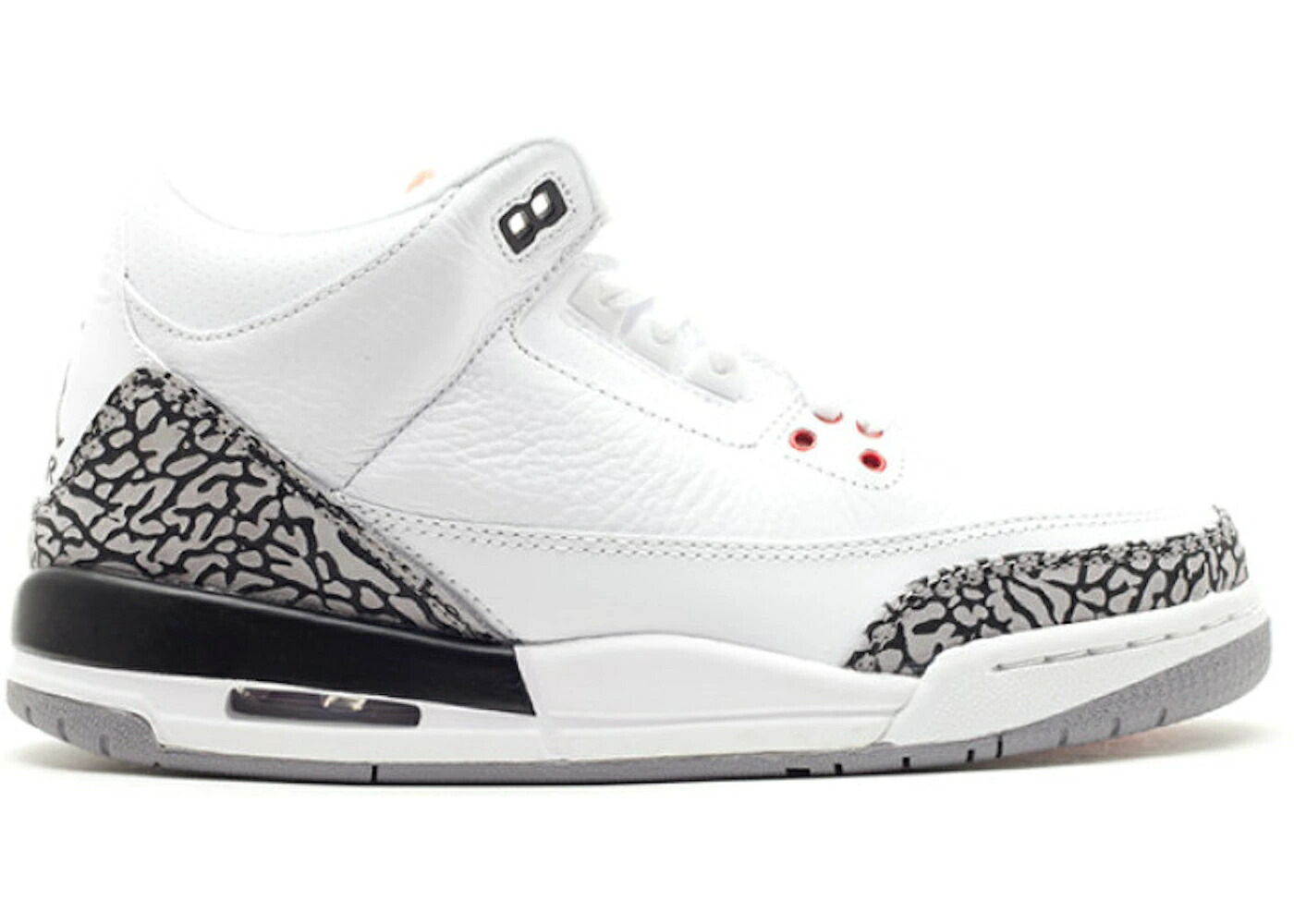 ナイキ ジョーダン 白色 ホワイト 灰色 シメント ファイア 赤 レッド グレー 黒色 ブラック ジュニア キッズ JORDAN 3 RETRO WHITE CEMENT (2011) (GS) / WHITE FIRE RED CEMENT GREY BLACK ベビー マタニティ|スニケス