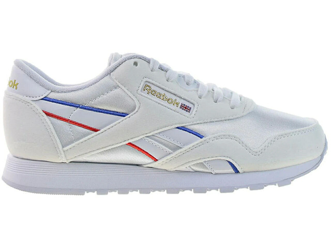 リーボック Reebok クラシック ナイロン 白色 ホワイト 赤 レッド 青色 ブルー レディース スニーカー 21秋冬新作