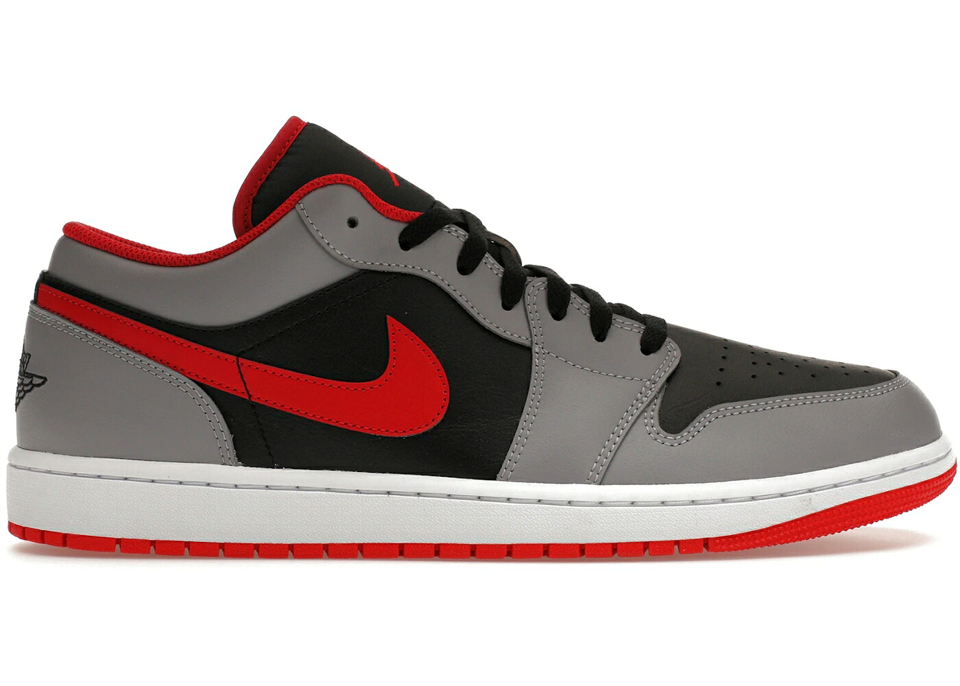 ナイキ ジョーダン 黒いこと 黒いこと 薄墨色 薄墨色 赤 赤いこと スニーカー メンズ JORDAN 1 LOW BLACK LIGHT SMOKE GREY GYM RED / BLACK LIGHT SMOKE GREY GYM RED
