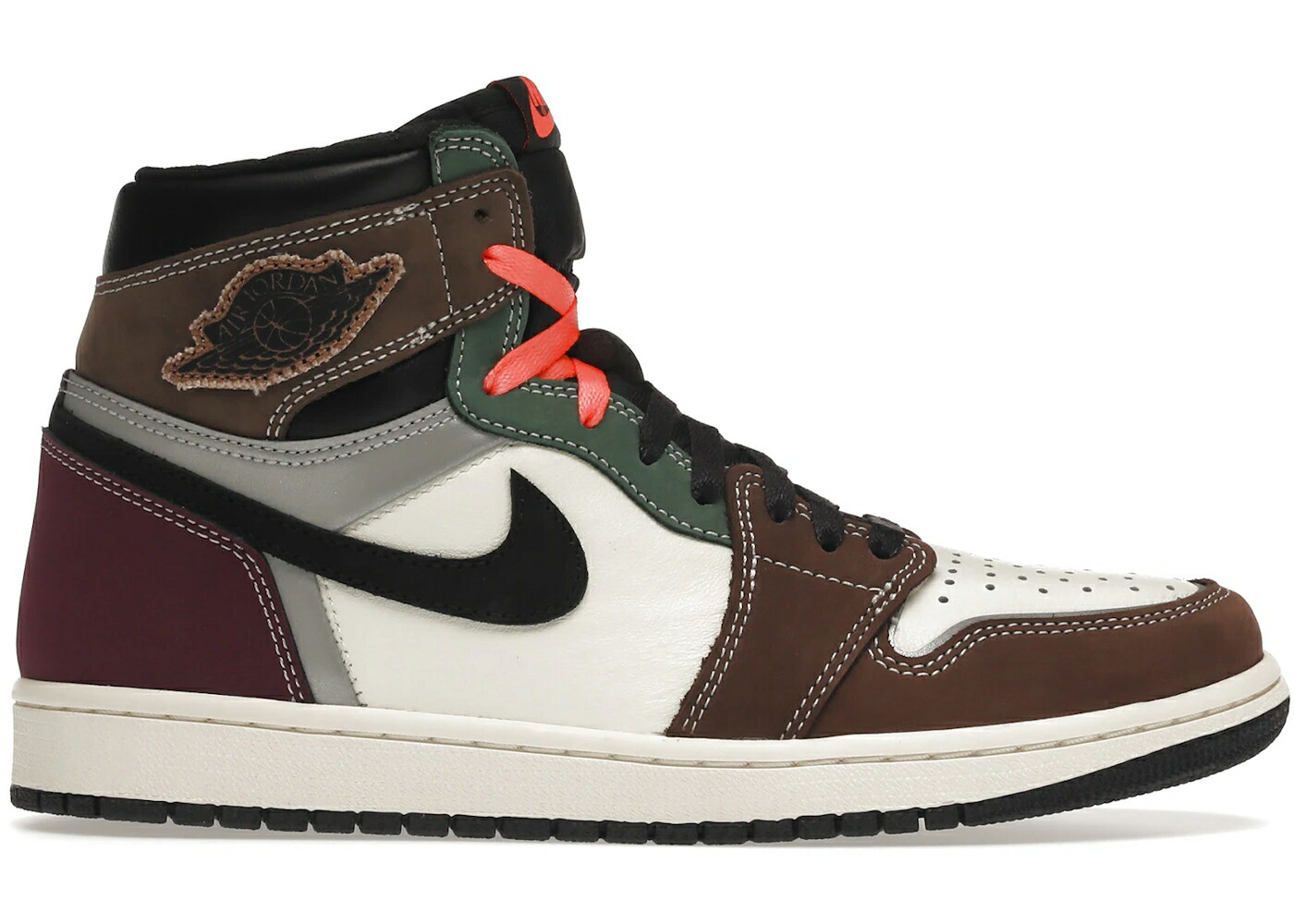 ナイキ ジョーダン ハイ 黒色 ブラック 茶色 ブラウン スニーカー メンズ JORDAN 1 RETRO HIGH OG HAND CRAFTED / BLACK ARCHAEO BROWN DARK