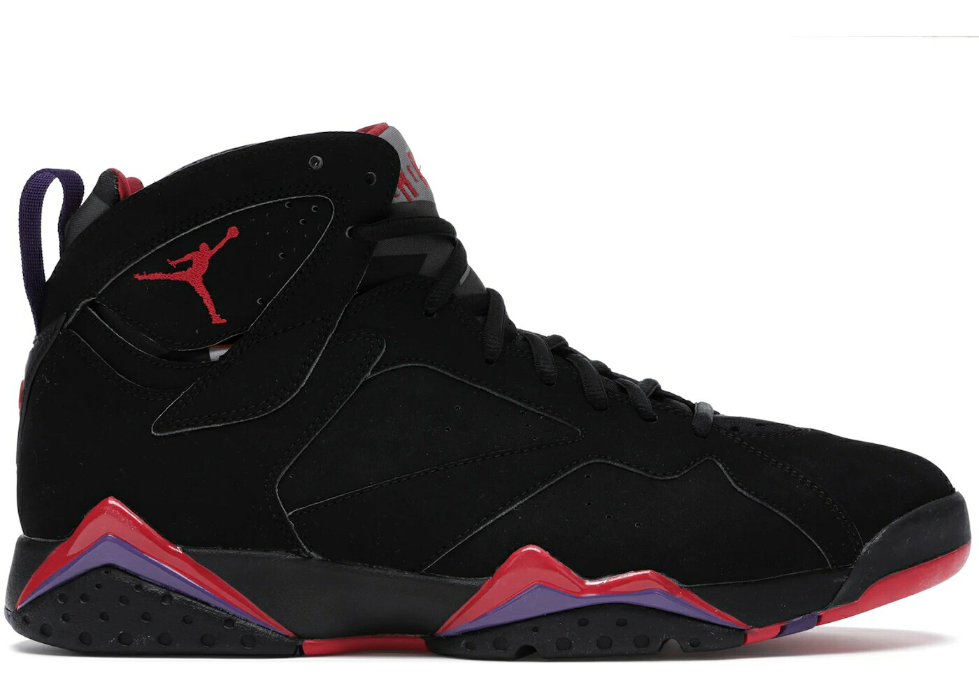 ナイキ ジョーダン ラプターズ 黒いこと 黒いこと 赤 赤いこと 濃灰色 スニーカー メンズ JORDAN 7 RETRO RAPTORS (2012) / BLACK TRUE RED DARK CHARCOAL