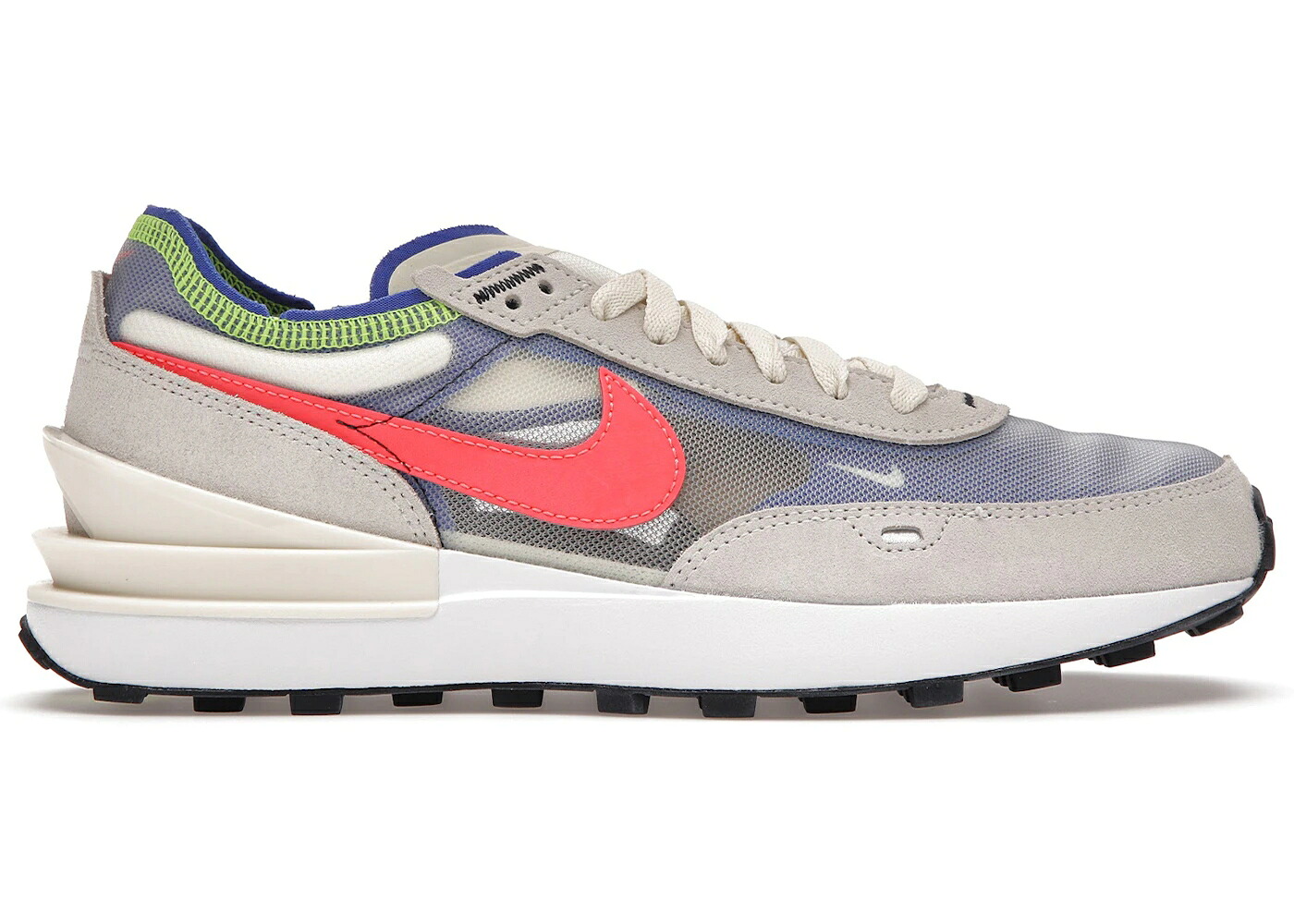 ナイキ ワッフル クリムゾン スニーカー メンズ NIKE WAFFLE ONE COCONUT MILK CRIMSON ROYAL / COCONUT MILK BRIGHT CRIMSON｜スニケス