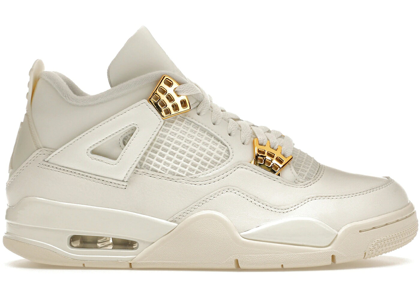 ナイキ ジョーダン ゴールド 黒いこと 黒いこと WOMEN\u0027S スニーカー レディース JORDAN 4 RETRO METALLIC GOLD (WOMEN\u0027S) / SAIL METALLIC GOLD BLACK