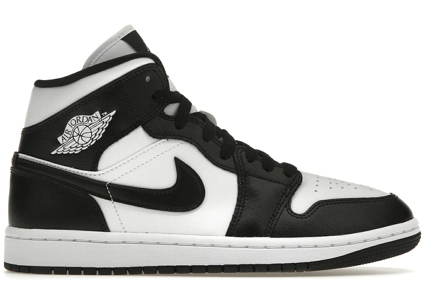 ナイキ ジョーダン ミッド 白いこと 白いこと 黒いこと 黒いこと WOMEN\u0027S スニーカー レディース JORDAN 1 MID PANDA (WOMEN\u0027S) / WHITE BLACK WHITE