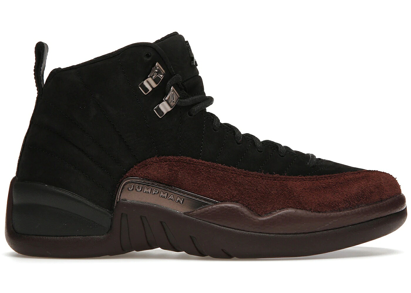 ナイキ ジョーダン 黒いこと 黒いこと ブドウ酒色 バーガンディー WOMEN\u0027S スニーカー レディース JORDAN 12 RETRO SP A MA MANI RE BLACK (WOMEN\u0027S) / BLACK BLACK BURGUNDY CRUSH スニーカー-レディース靴-靴