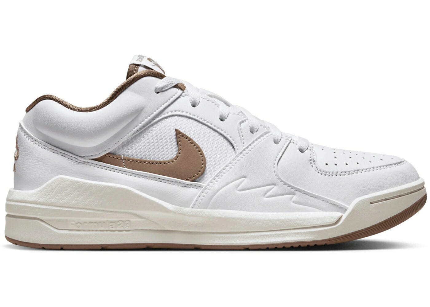 ナイキ ジョーダン スタジアム 白色 ホワイト レジェンド 茶色 ブラウン WOMEN'S スニーカー レディース JORDAN STADIUM 90 WHITE LEGEND LIGHT BROWN (WOMEN'S) / WHITE LEGEND LIGHT BROWN SAIL